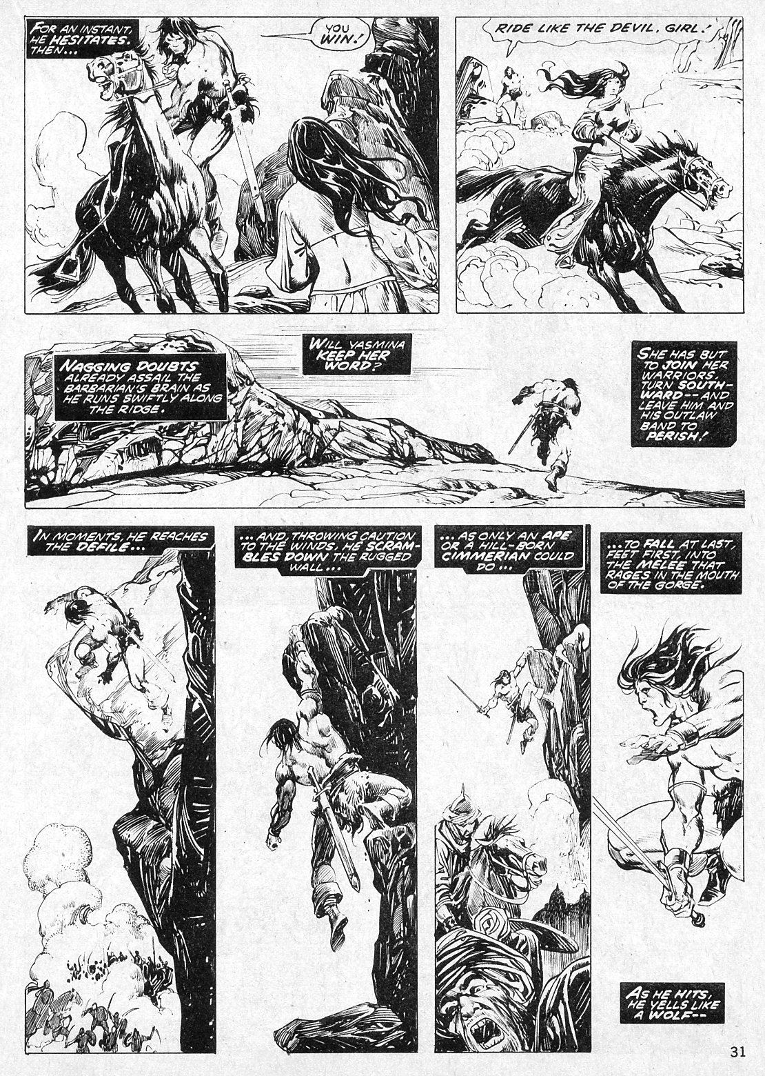 Read online The Savage Sword Of Conan comic -  Issue #19 - 31