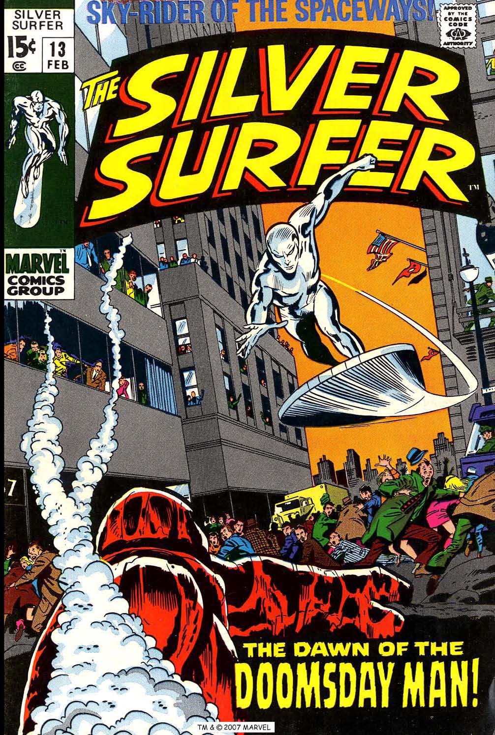 Read online Silver Surfer (1968) comic -  Issue #13 - 1