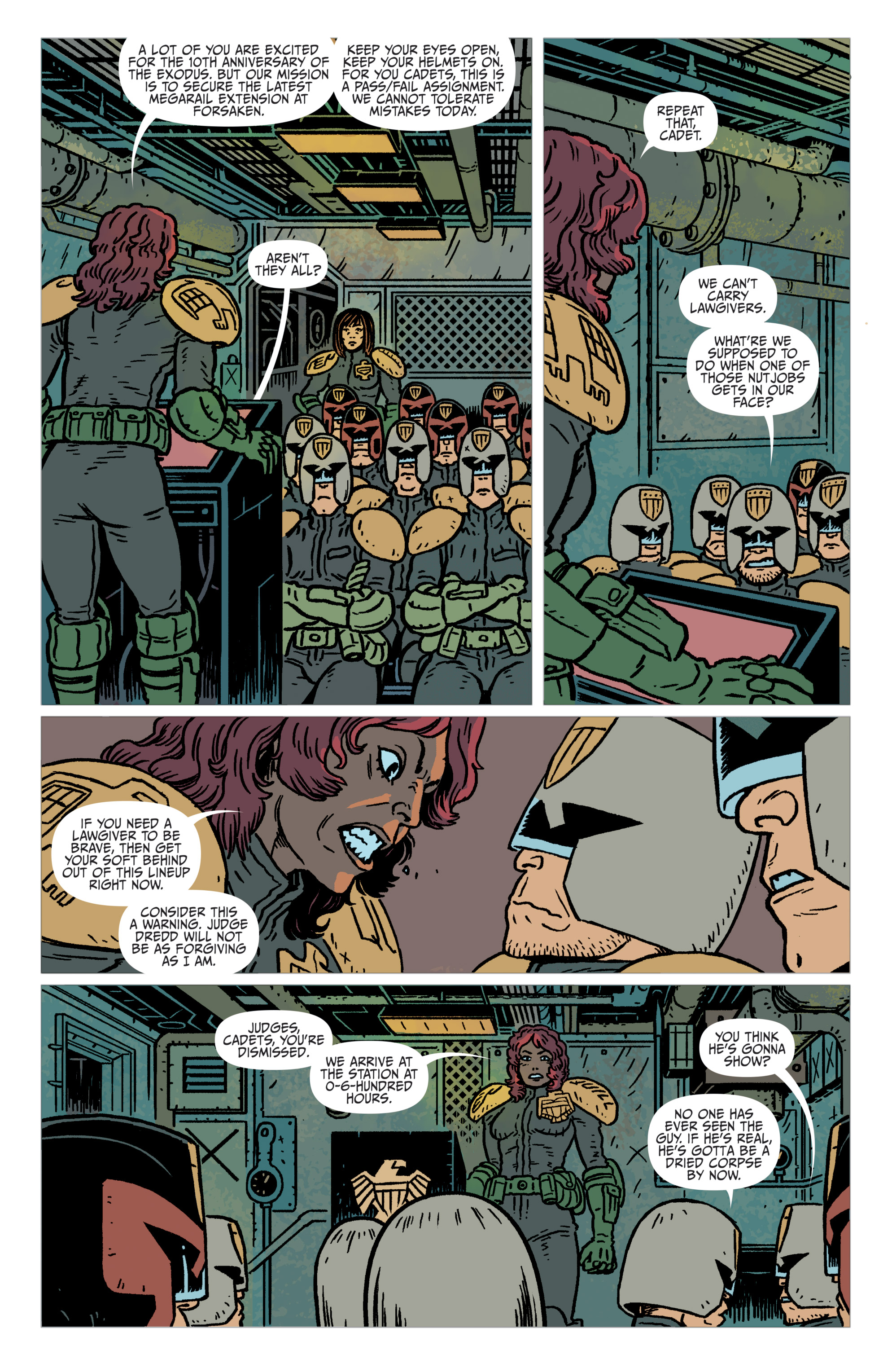 Read online Judge Dredd: The Blessed Earth comic -  Issue #2 - 7