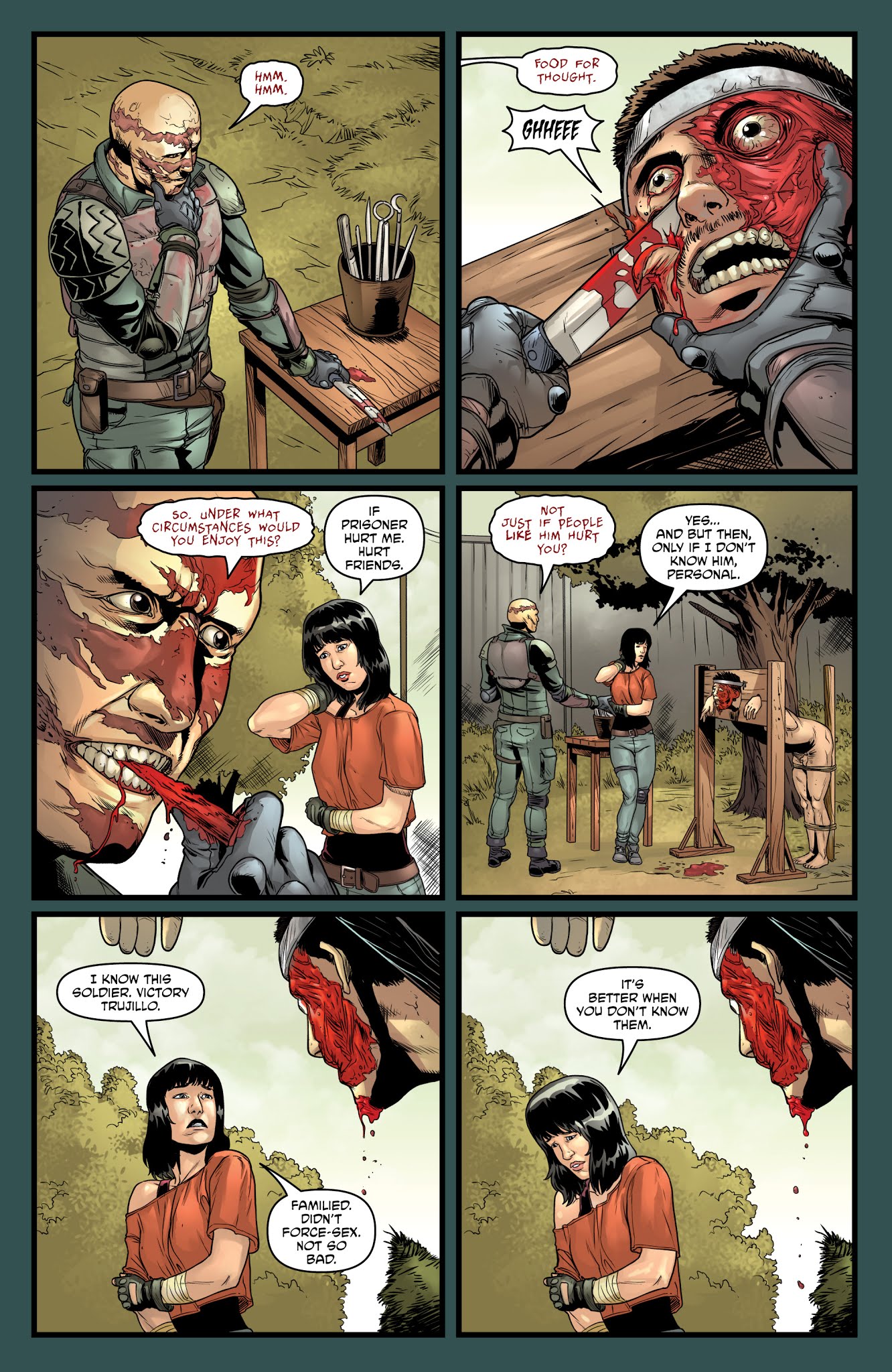 Read online Crossed Plus One Hundred: Mimic comic -  Issue #3 - 12
