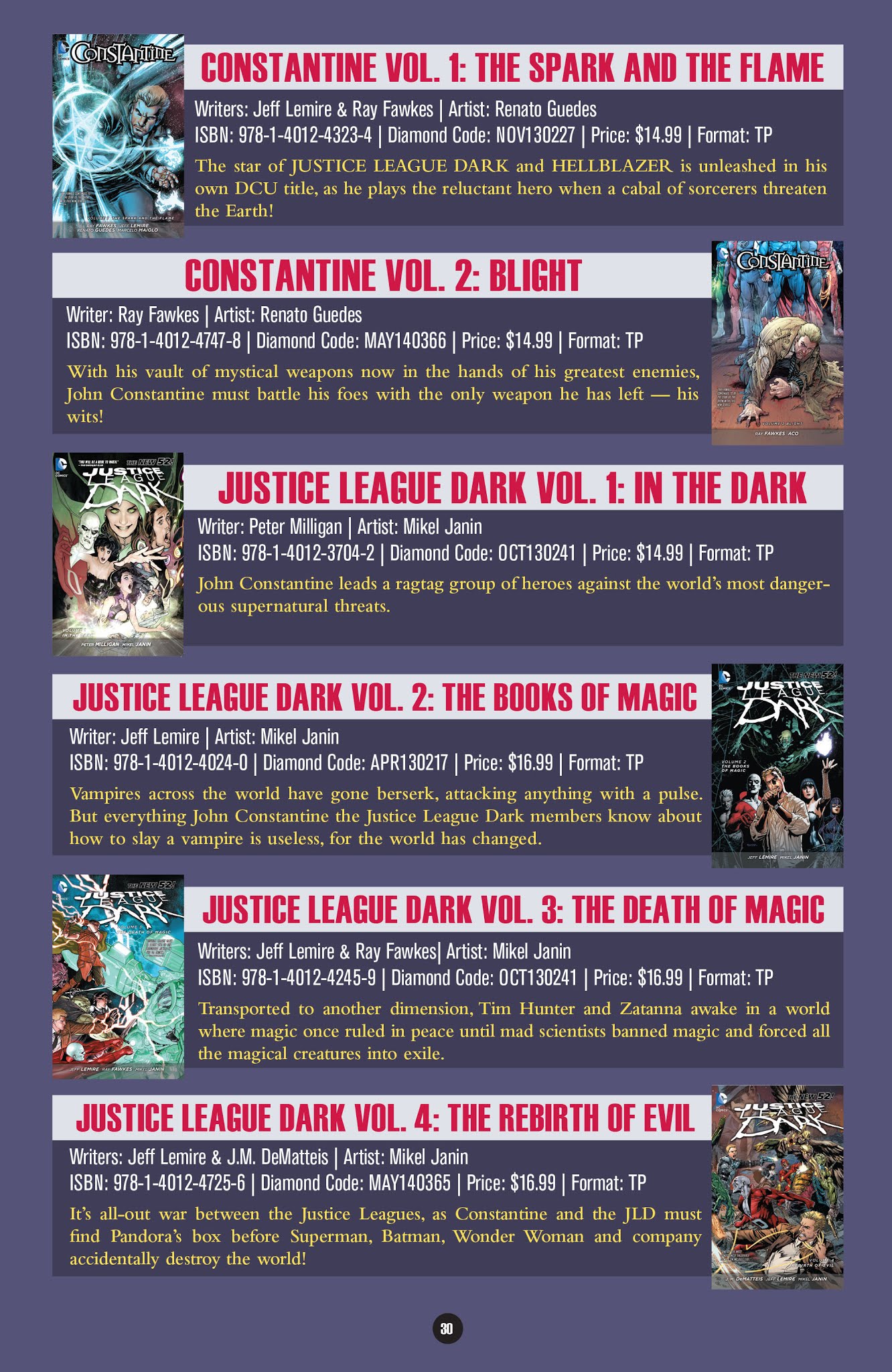 Read online DC Comics on TV: Fall 2014 Graphic Novel Primer comic -  Issue # Full - 30