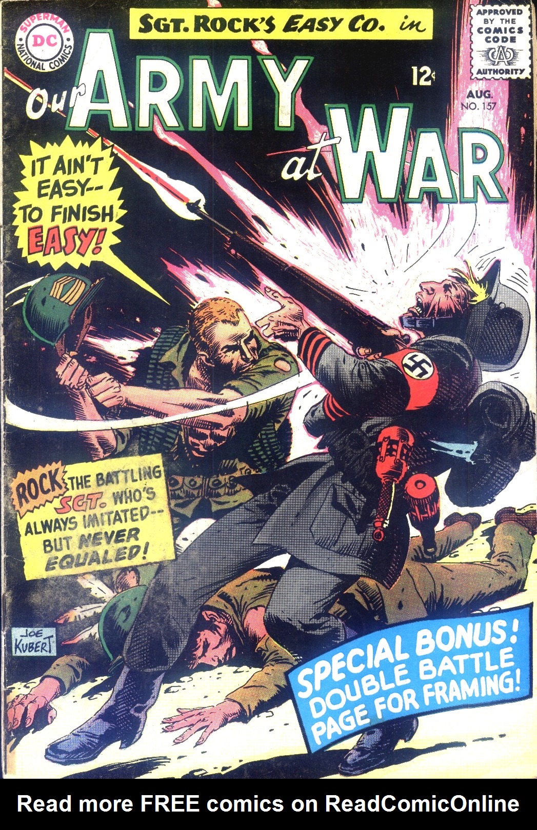 Read online Our Army at War (1952) comic -  Issue #157 - 1