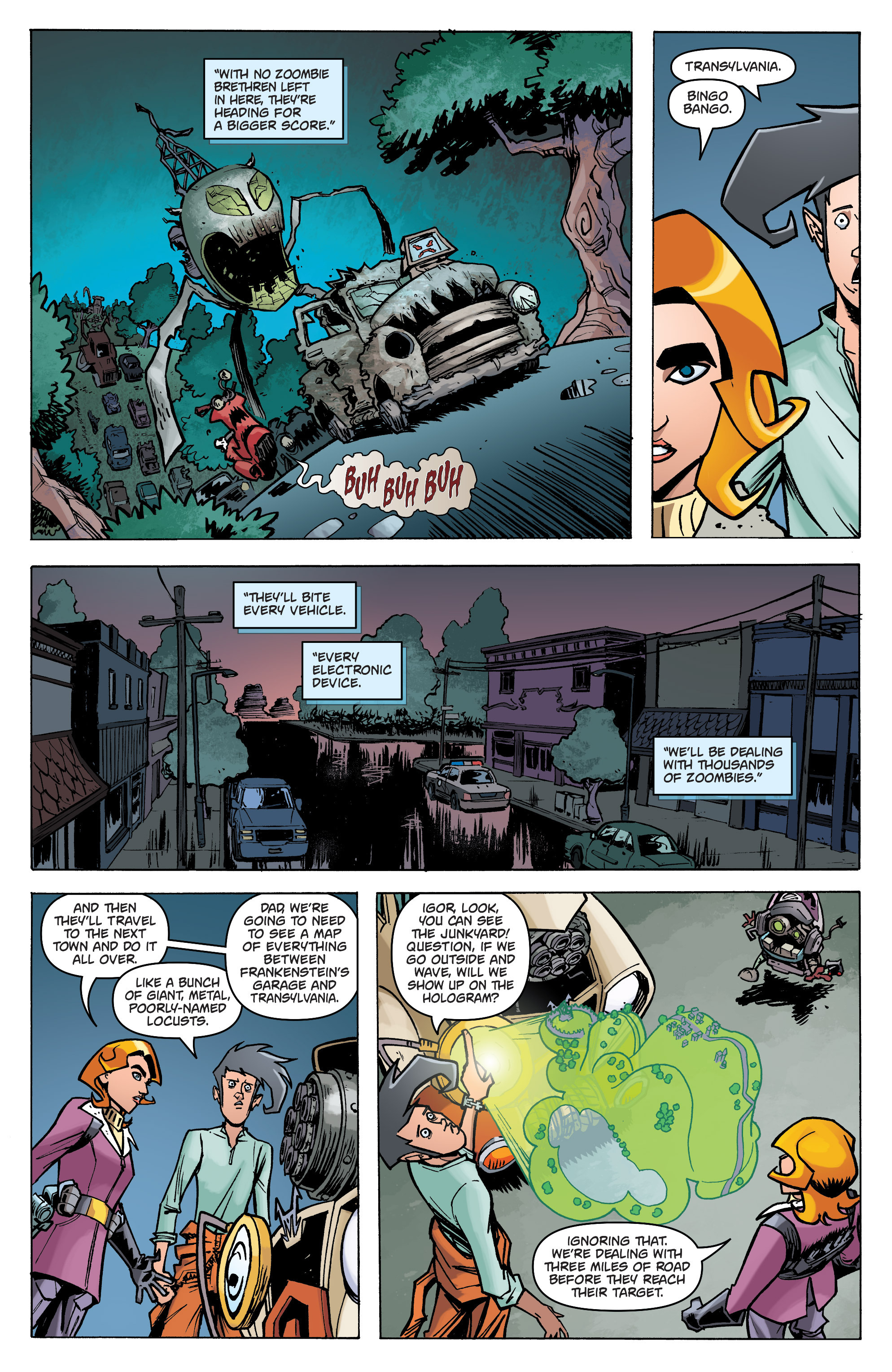 Read online Monster Motors: The Curse of Minivan Helsing comic -  Issue #2 - 14