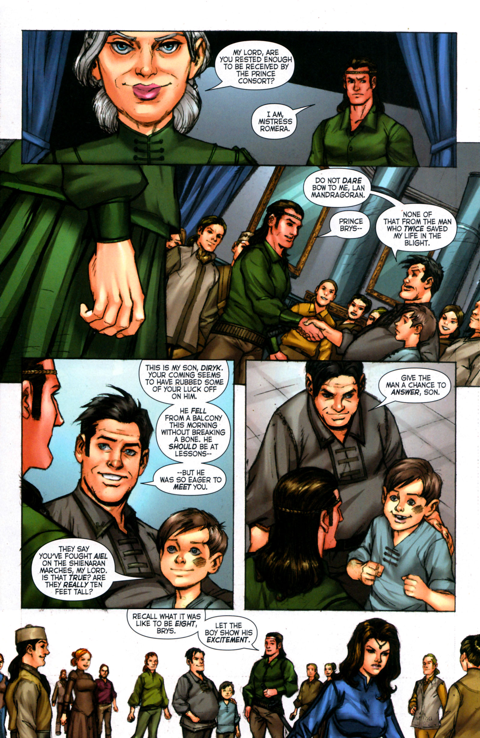 Read online Robert Jordan's The Wheel of Time: New Spring comic -  Issue #8 - 11