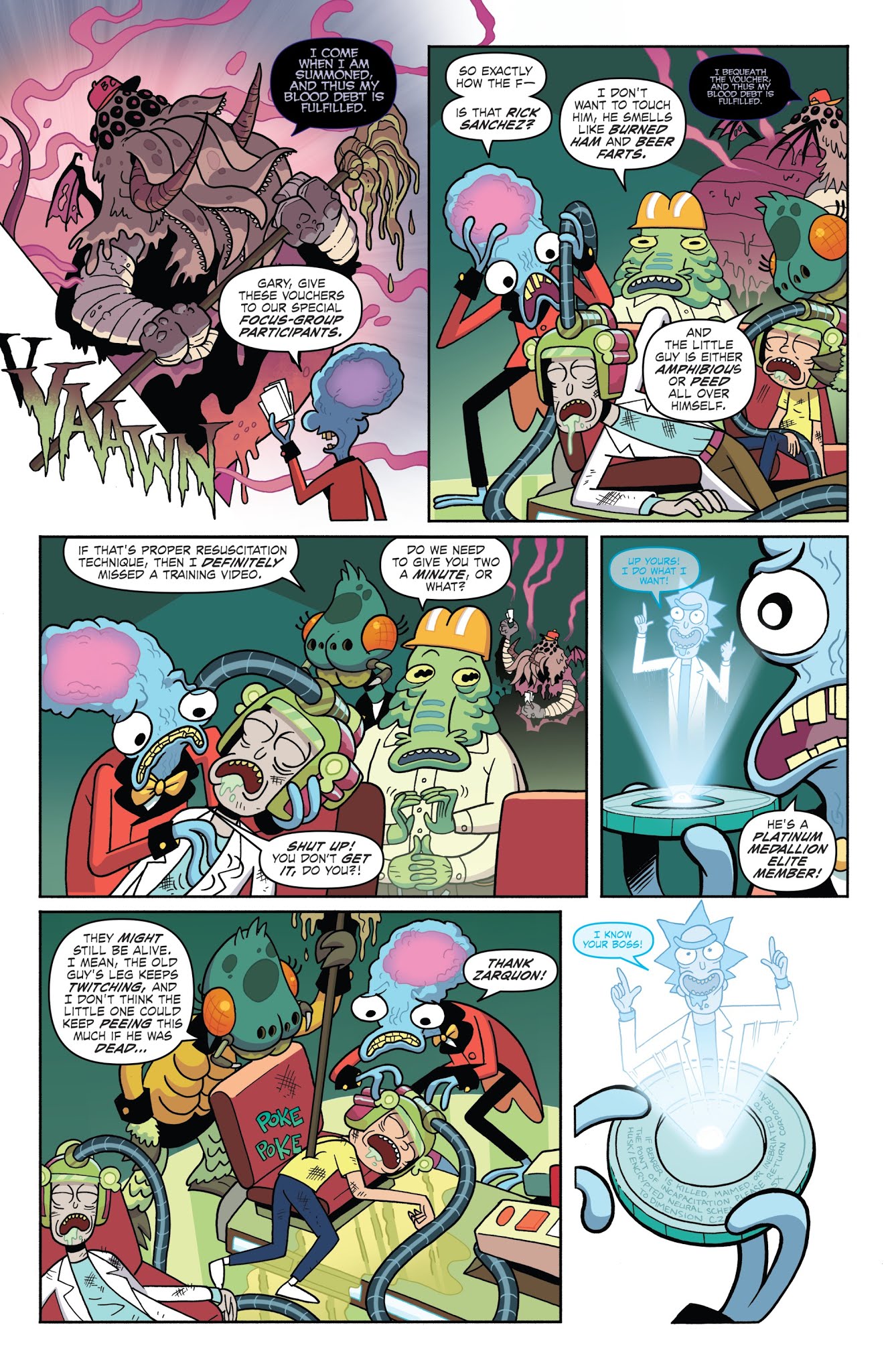Read online Rick and Morty vs Dungeons & Dragons comic -  Issue #2 - 6