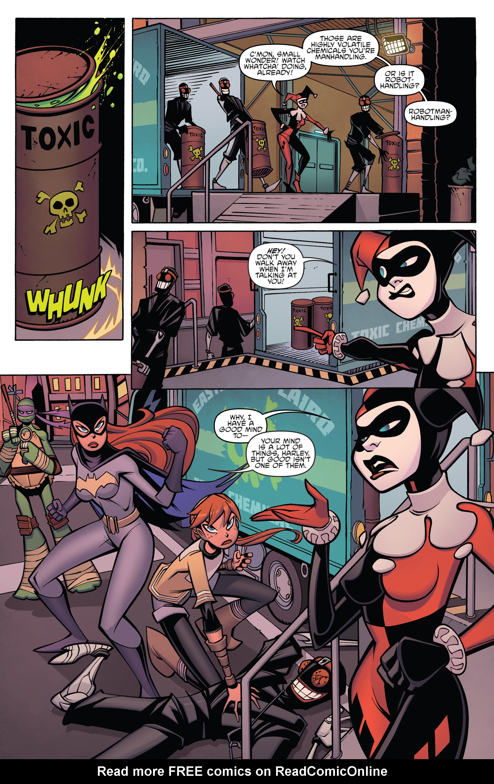 Read online Batman/Teenage Mutant Ninja Turtles Adventure comic -  Issue #4 - 12