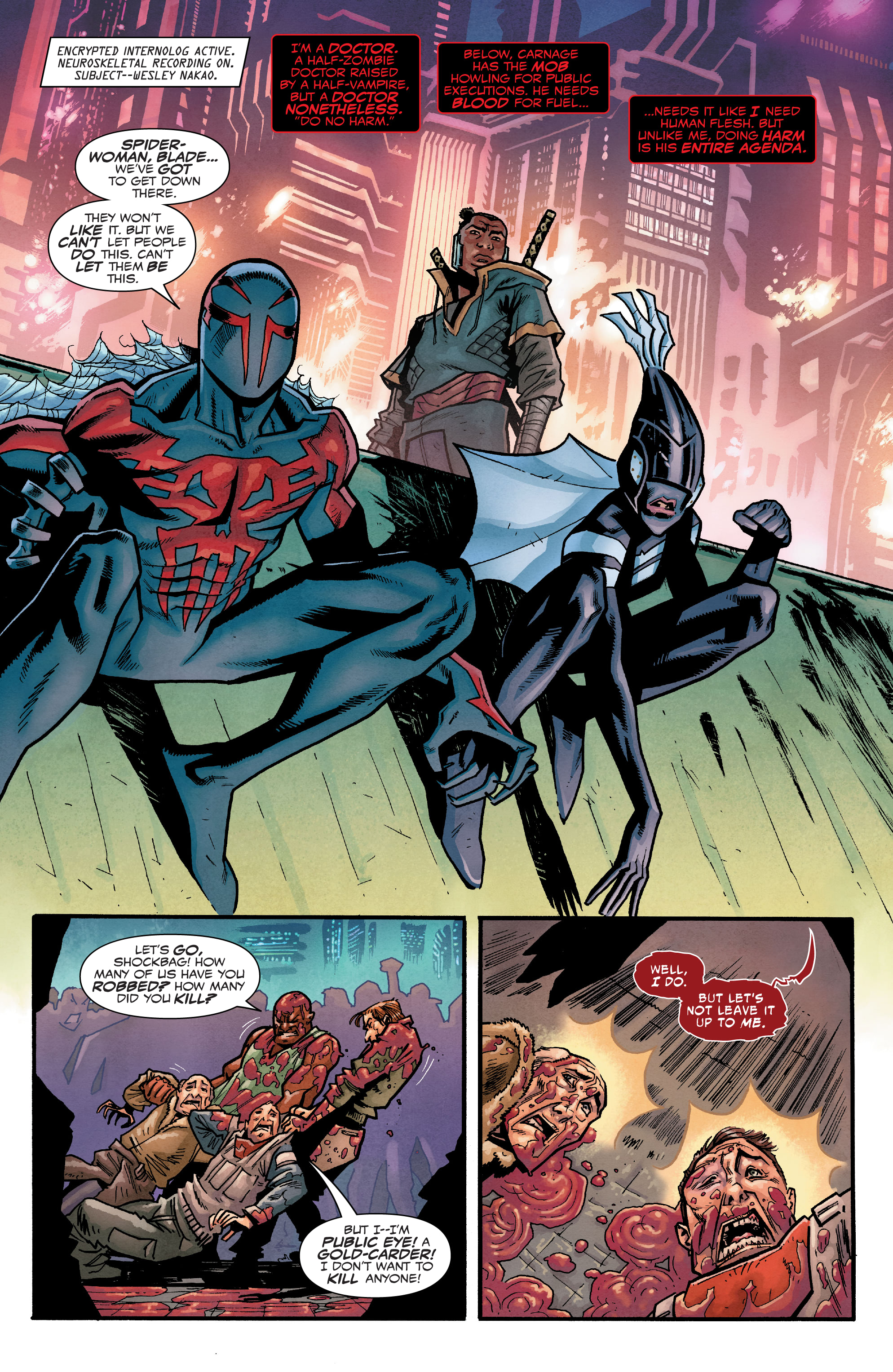 Read online Spider-Man 2099: Dark Genesis comic -  Issue #3 - 8