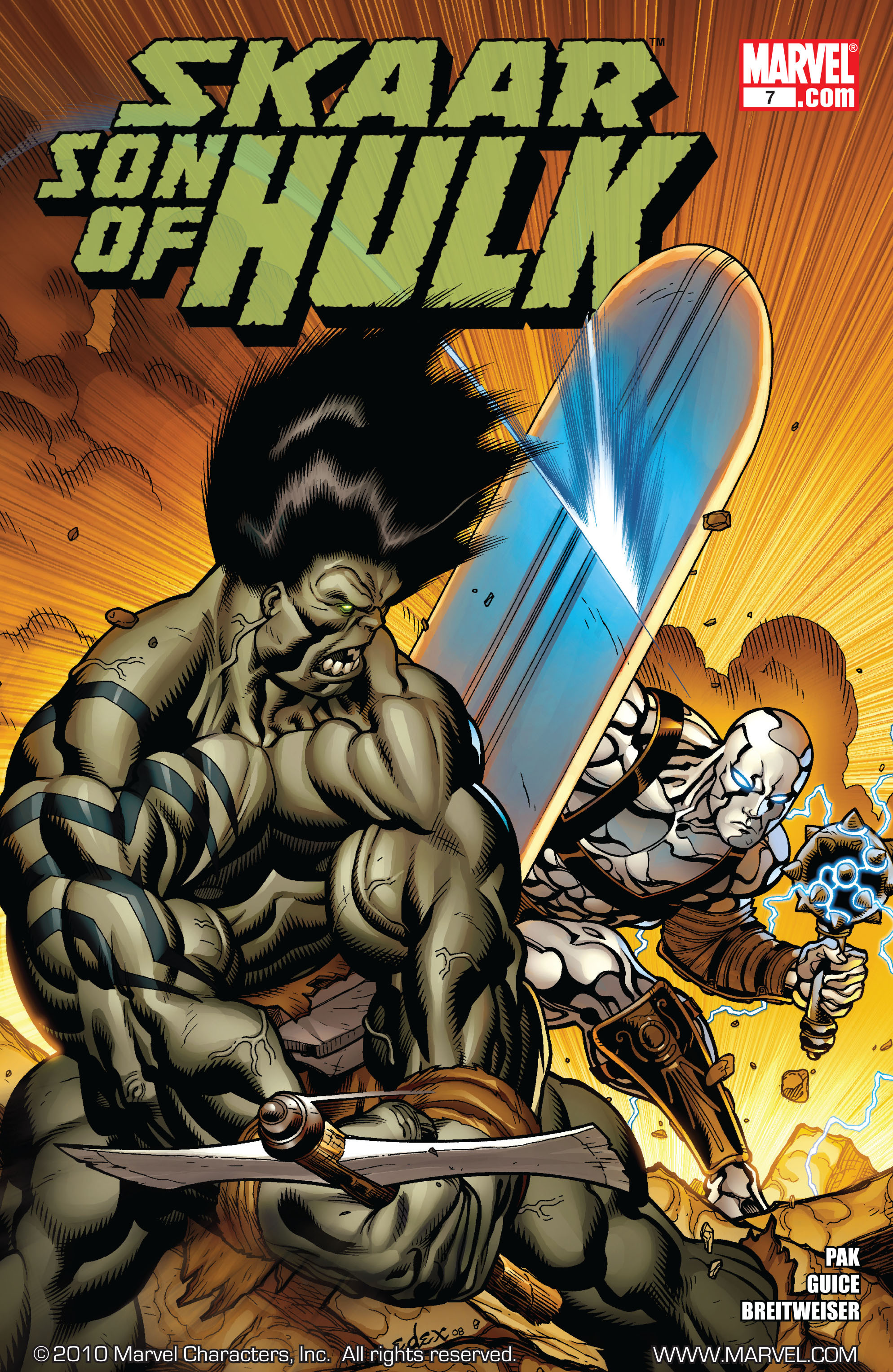Read online Skaar: Son of Hulk comic -  Issue #7 - 1