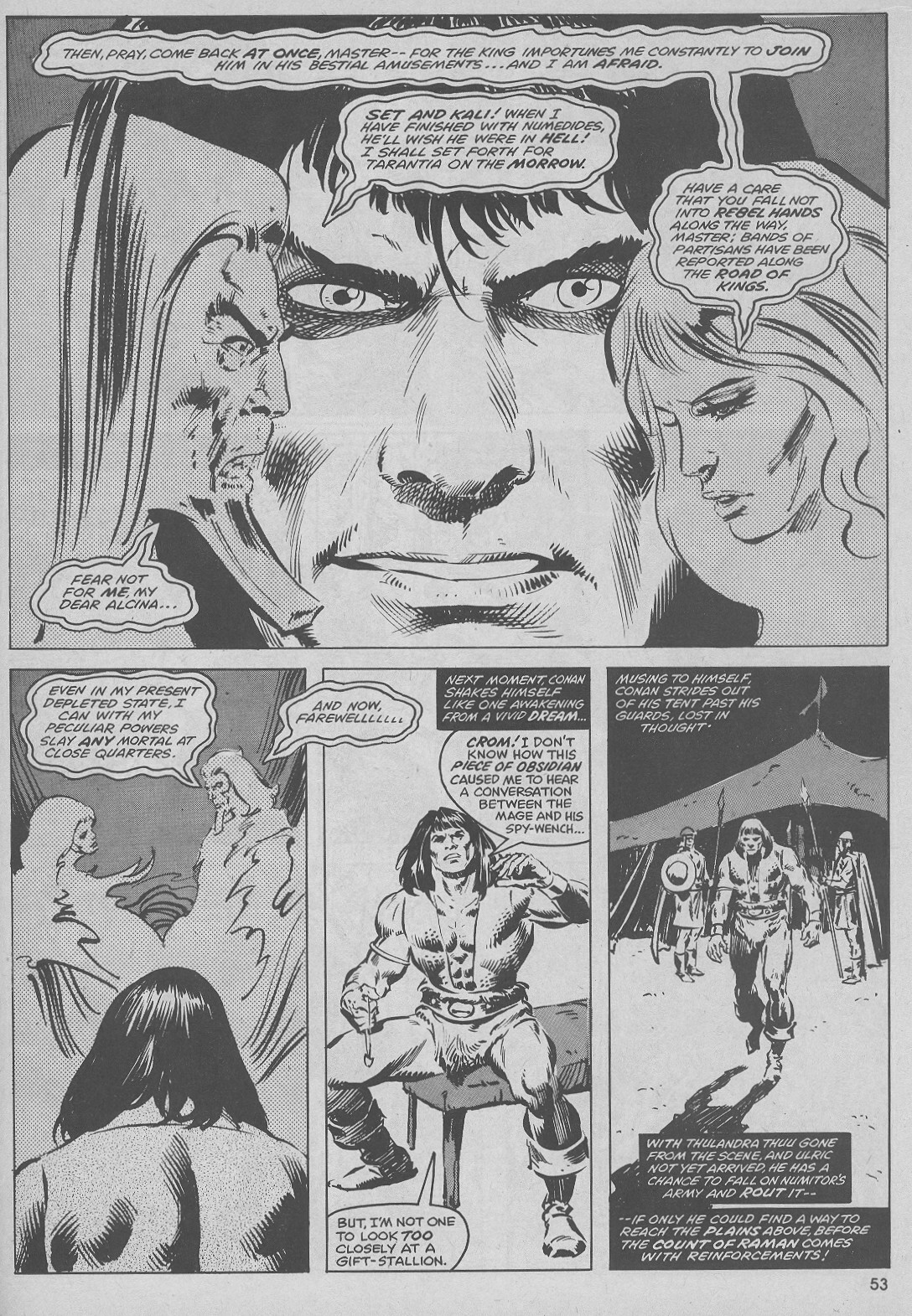 Read online The Savage Sword Of Conan comic -  Issue #51 - 53