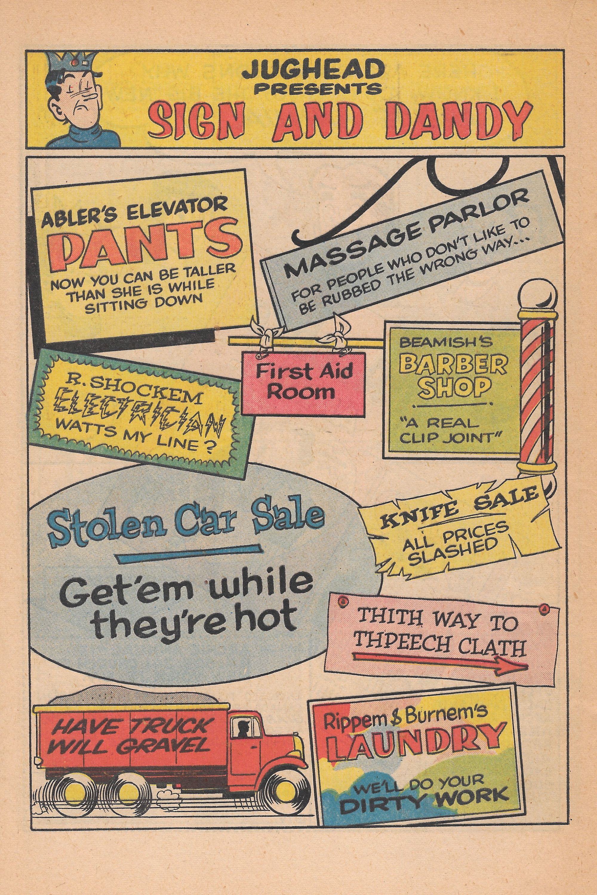 Read online Archie's Joke Book Magazine comic -  Issue #56 - 20