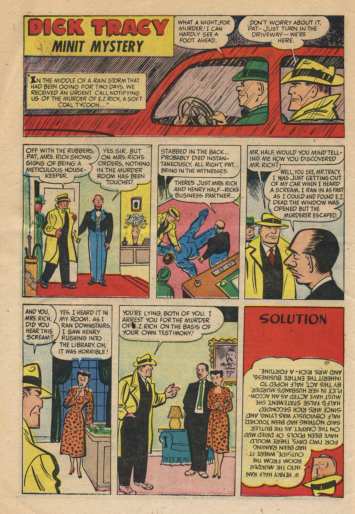 Read online Dick Tracy comic -  Issue #30 - 32