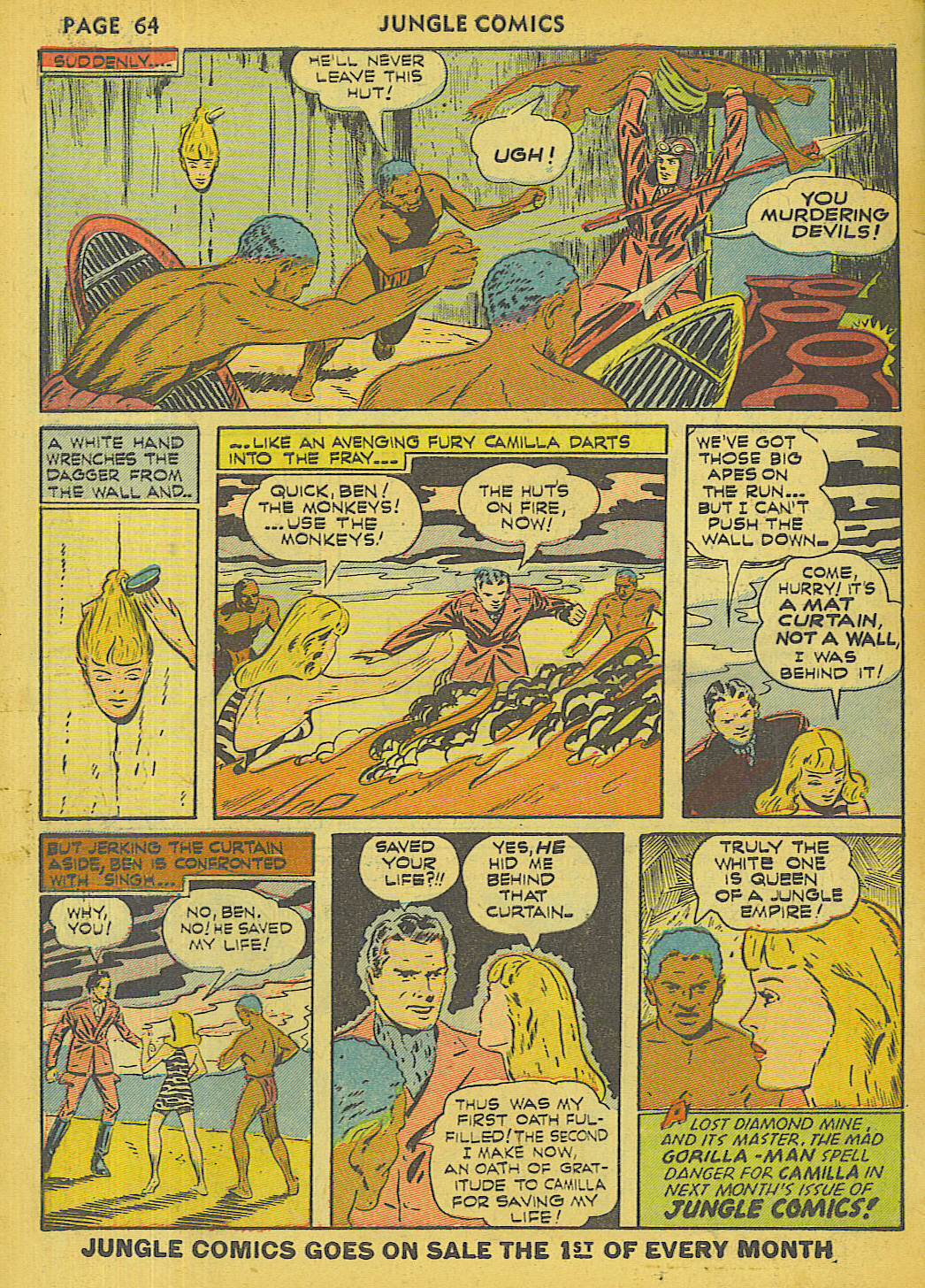 Read online Jungle Comics comic -  Issue #27 - 66