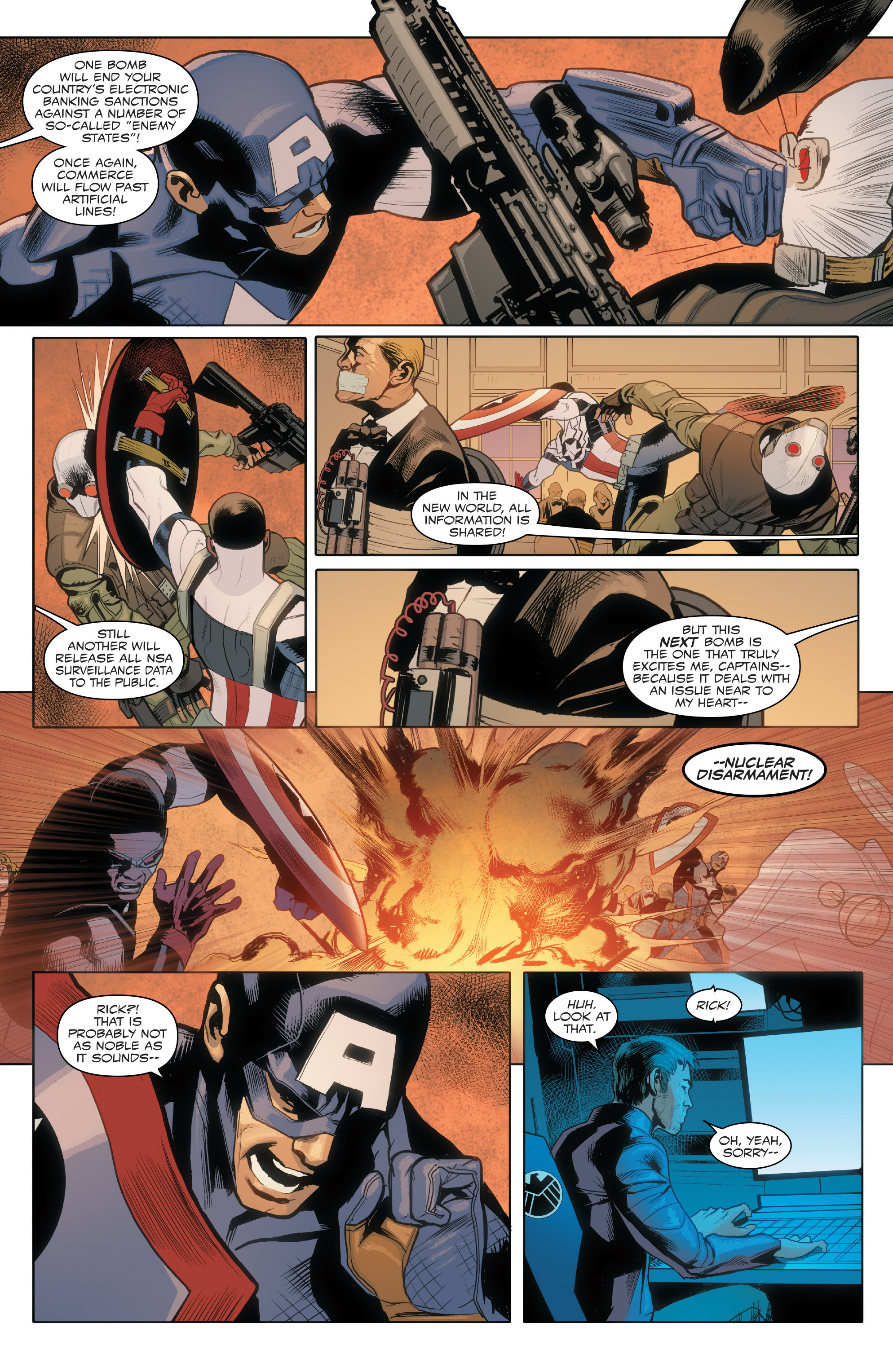 Read online Captain America: Sam Wilson comic -  Issue #14 - 16