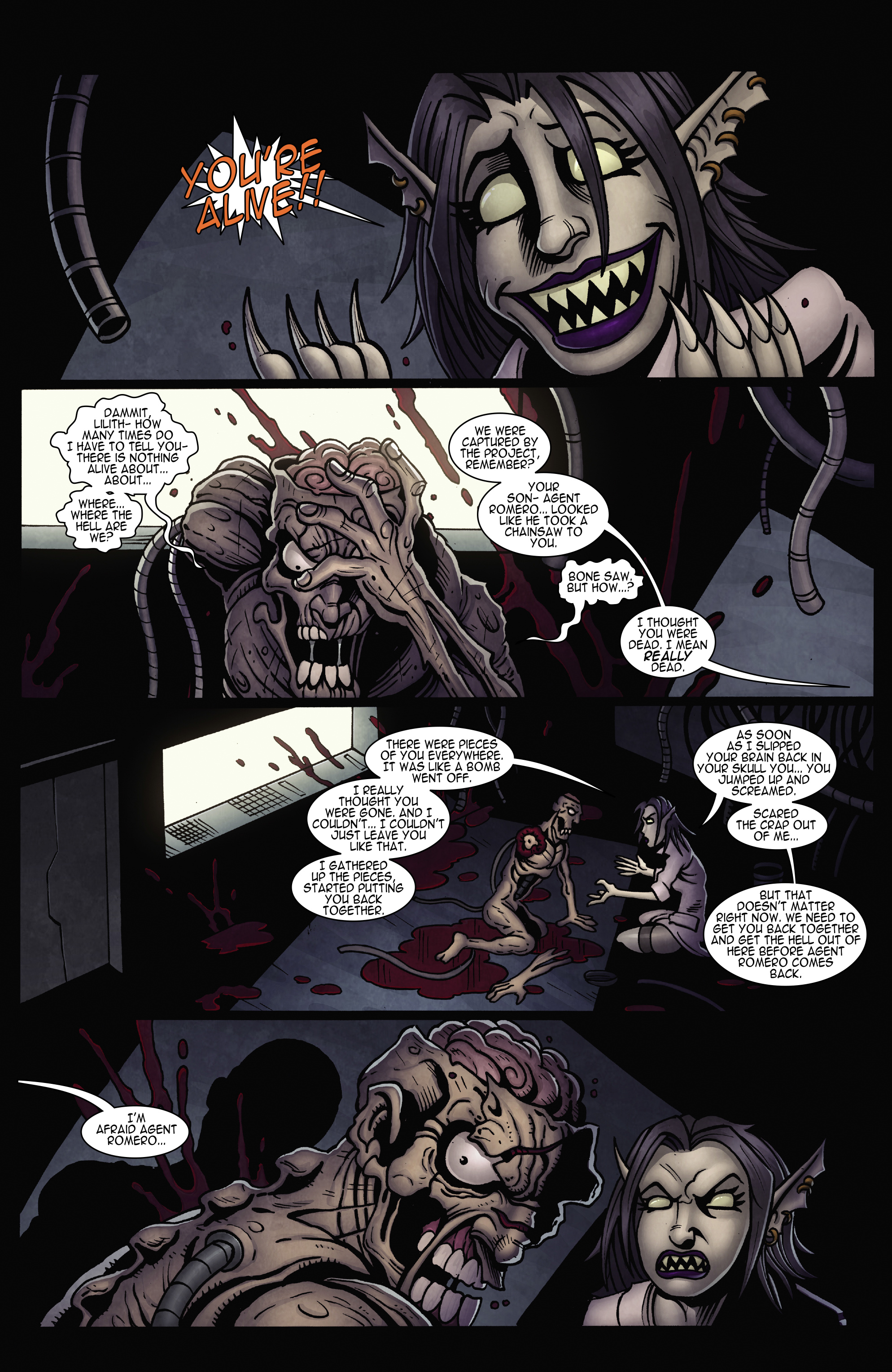 Read online The Living Corpse: Exhumed comic -  Issue #6 - 5