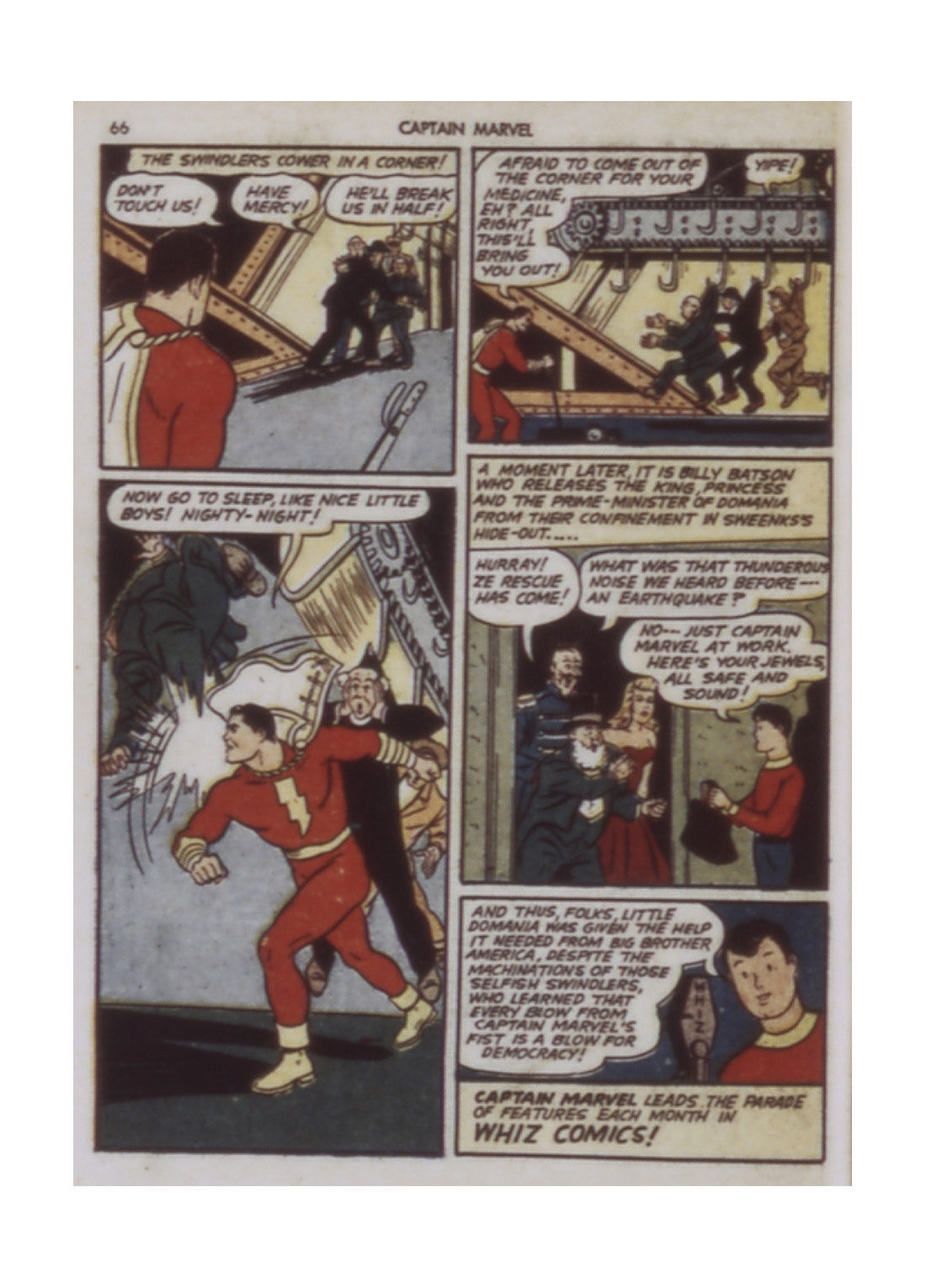 Read online Captain Marvel Adventures comic -  Issue #9 - 66