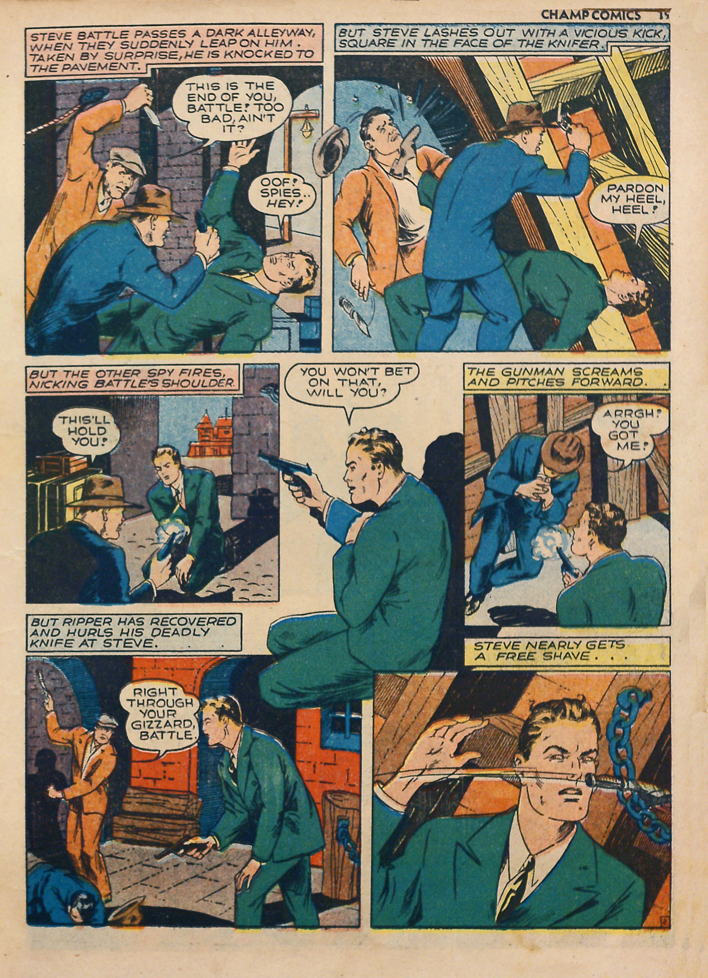 Read online Champ Comics comic -  Issue #16 - 21