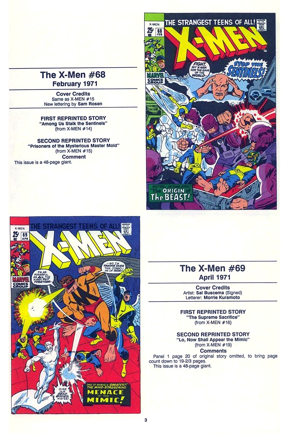 Read online The Official Marvel Index To The X-Men comic -  Issue #4 - 5