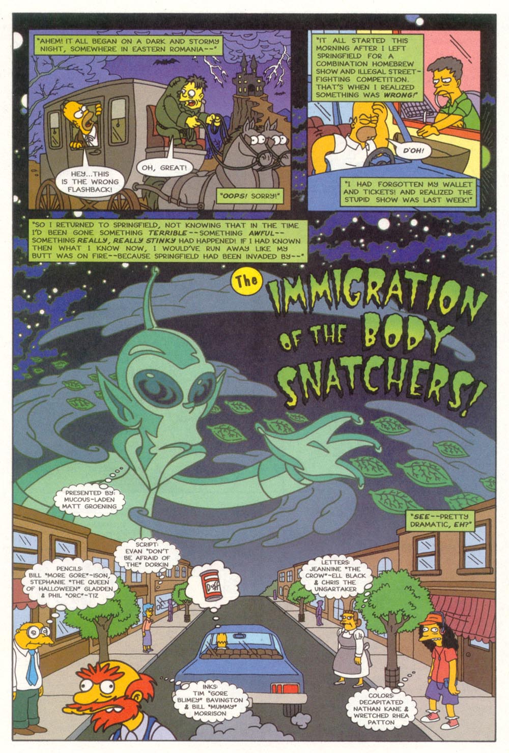 Read online Treehouse of Horror comic -  Issue #3 - 4