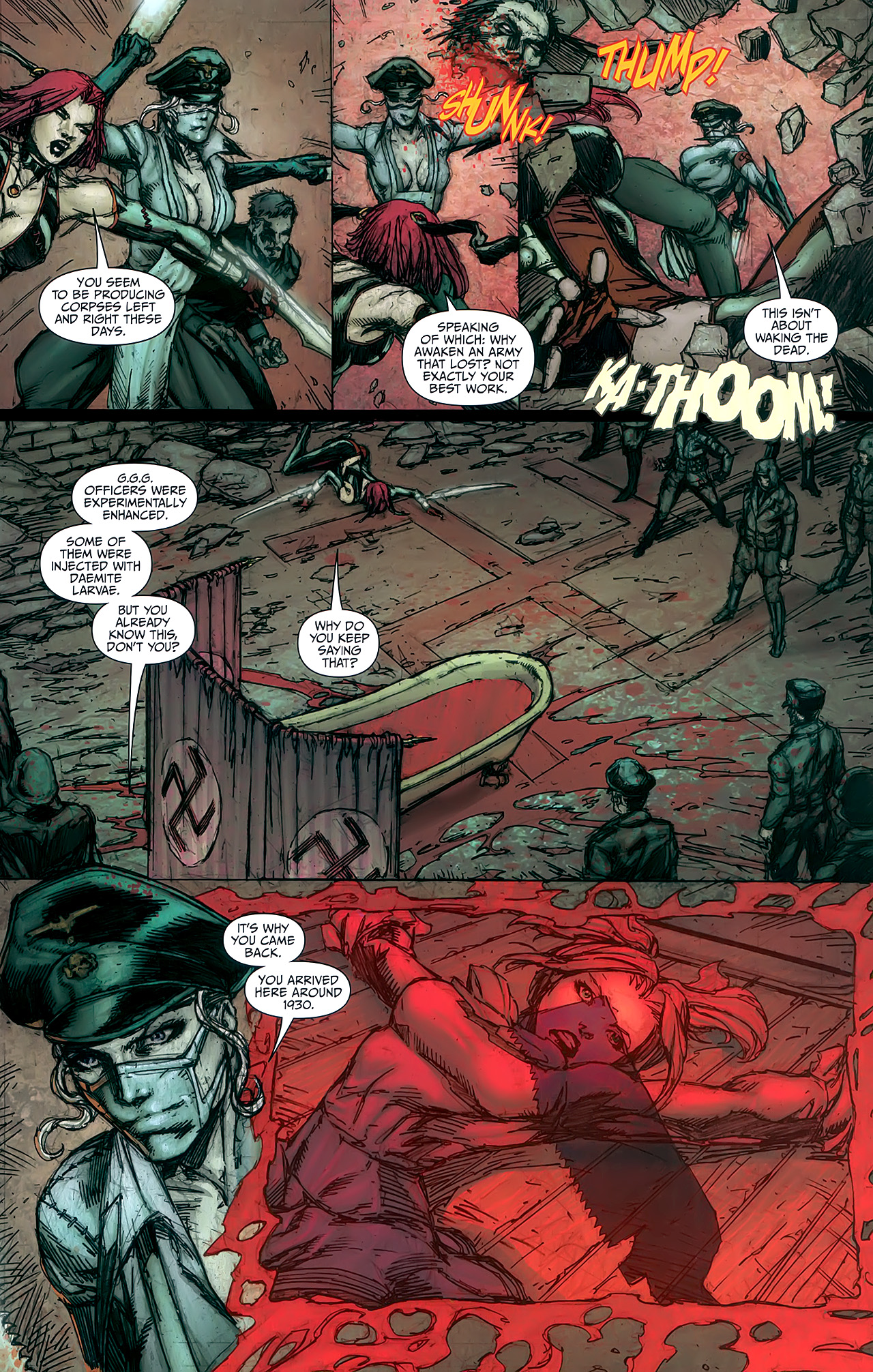 Read online BloodRayne: Revenge of the Butcheress comic -  Issue # Full - 12