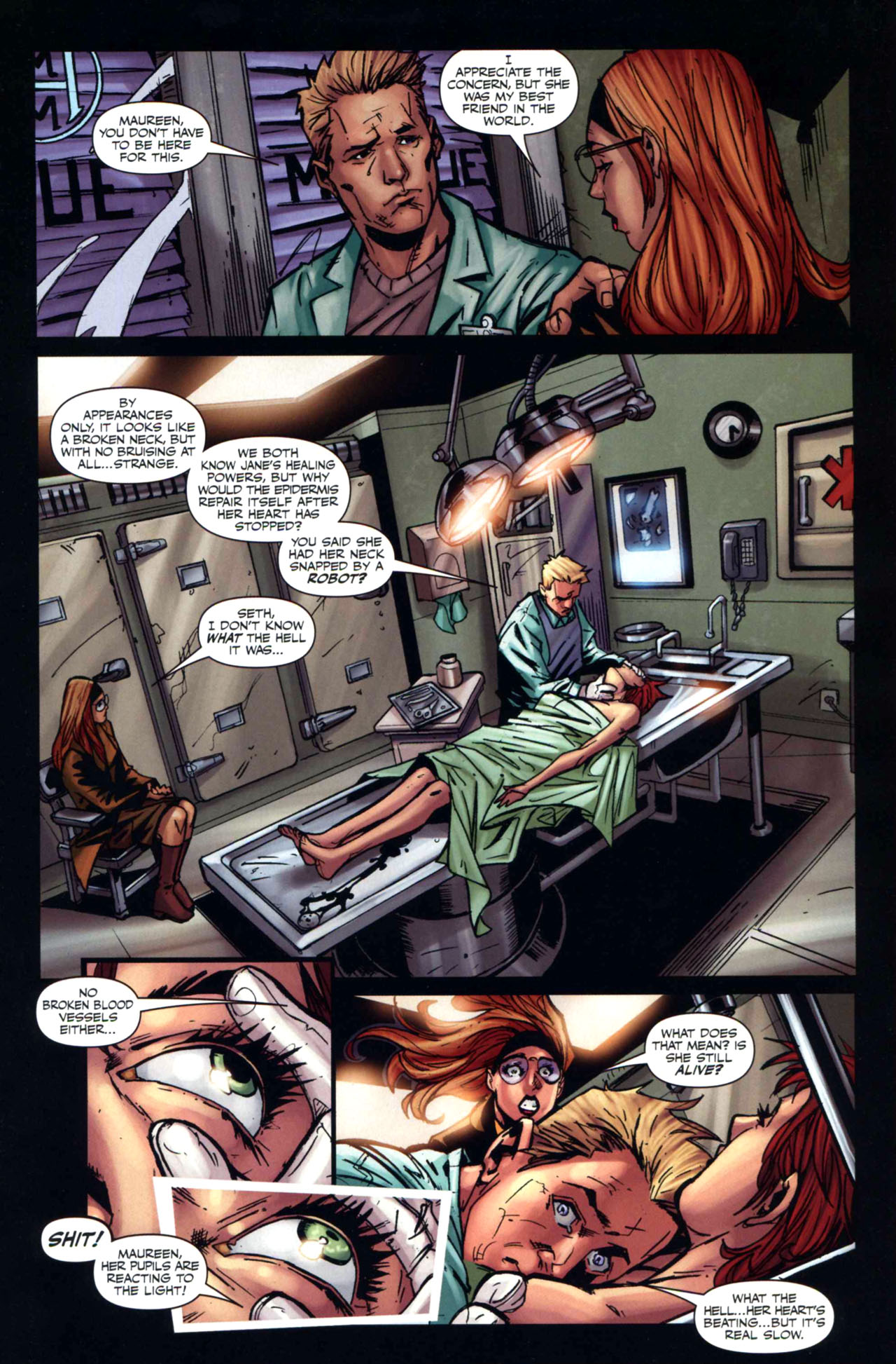 Read online Painkiller Jane Vs. Terminator comic -  Issue #4 - 9