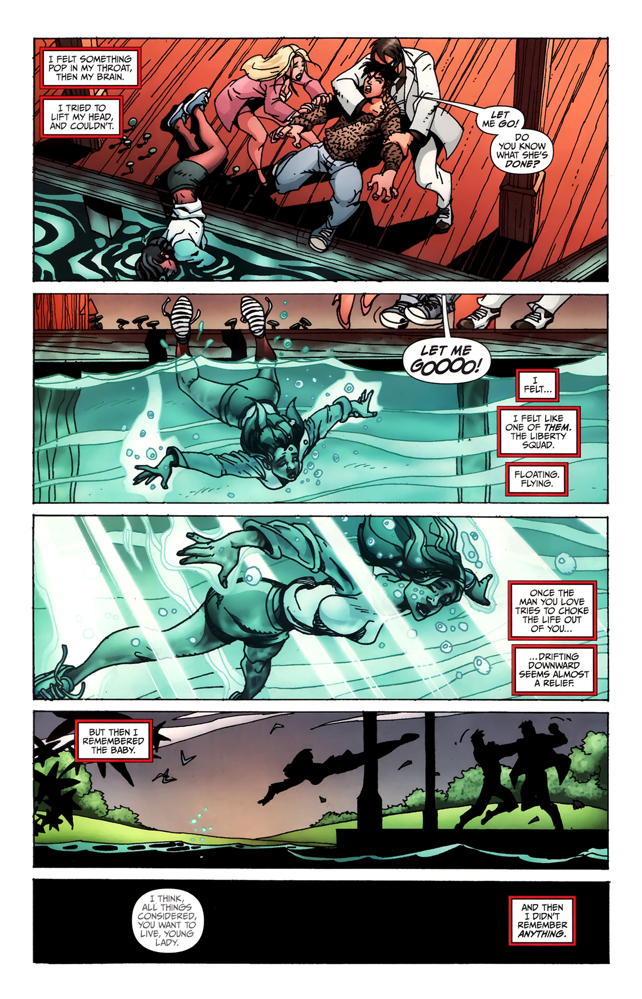 Read online Welcome To Tranquility: One Foot In The Grave comic -  Issue #6 - 7