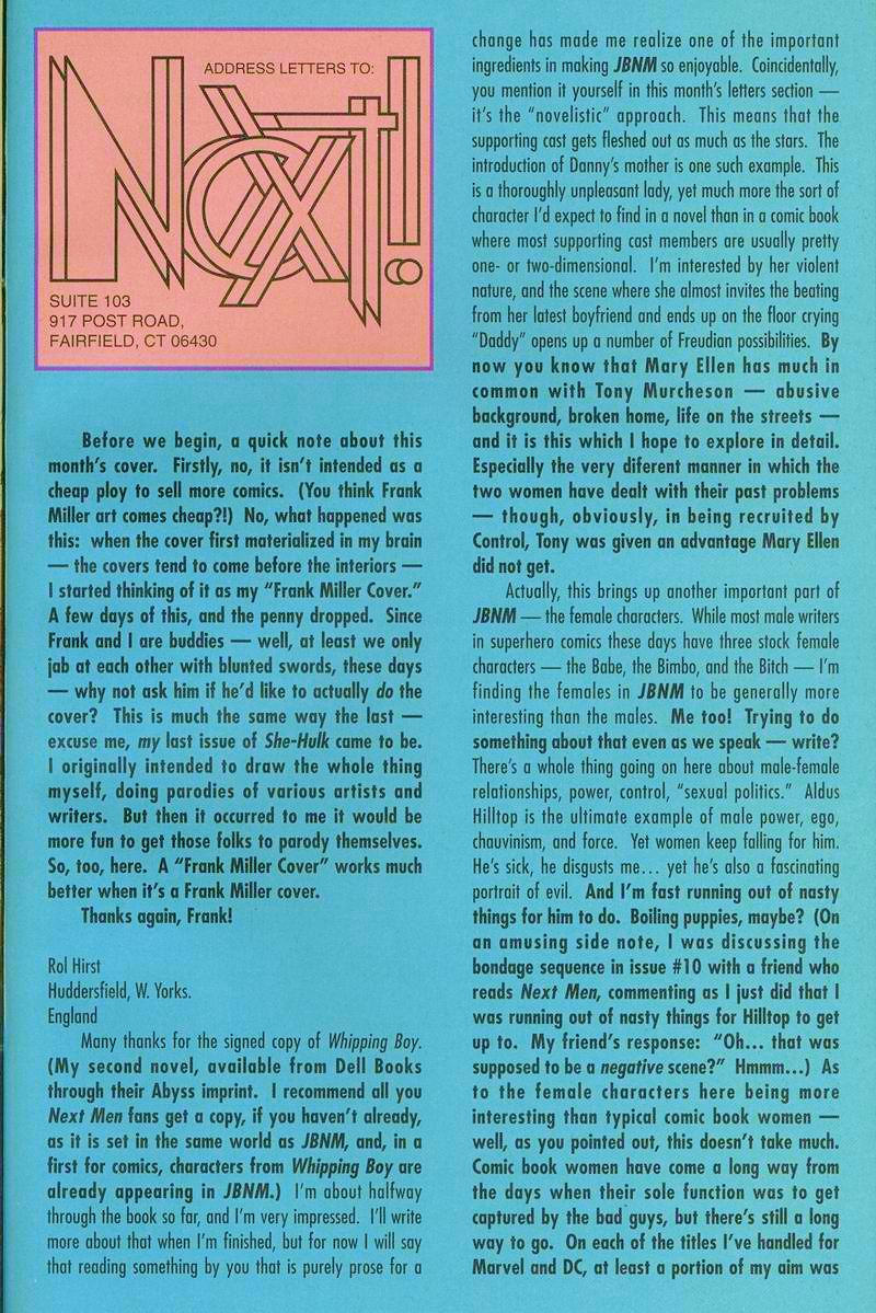 Read online John Byrne's Next Men (1992) comic -  Issue #17 - 27