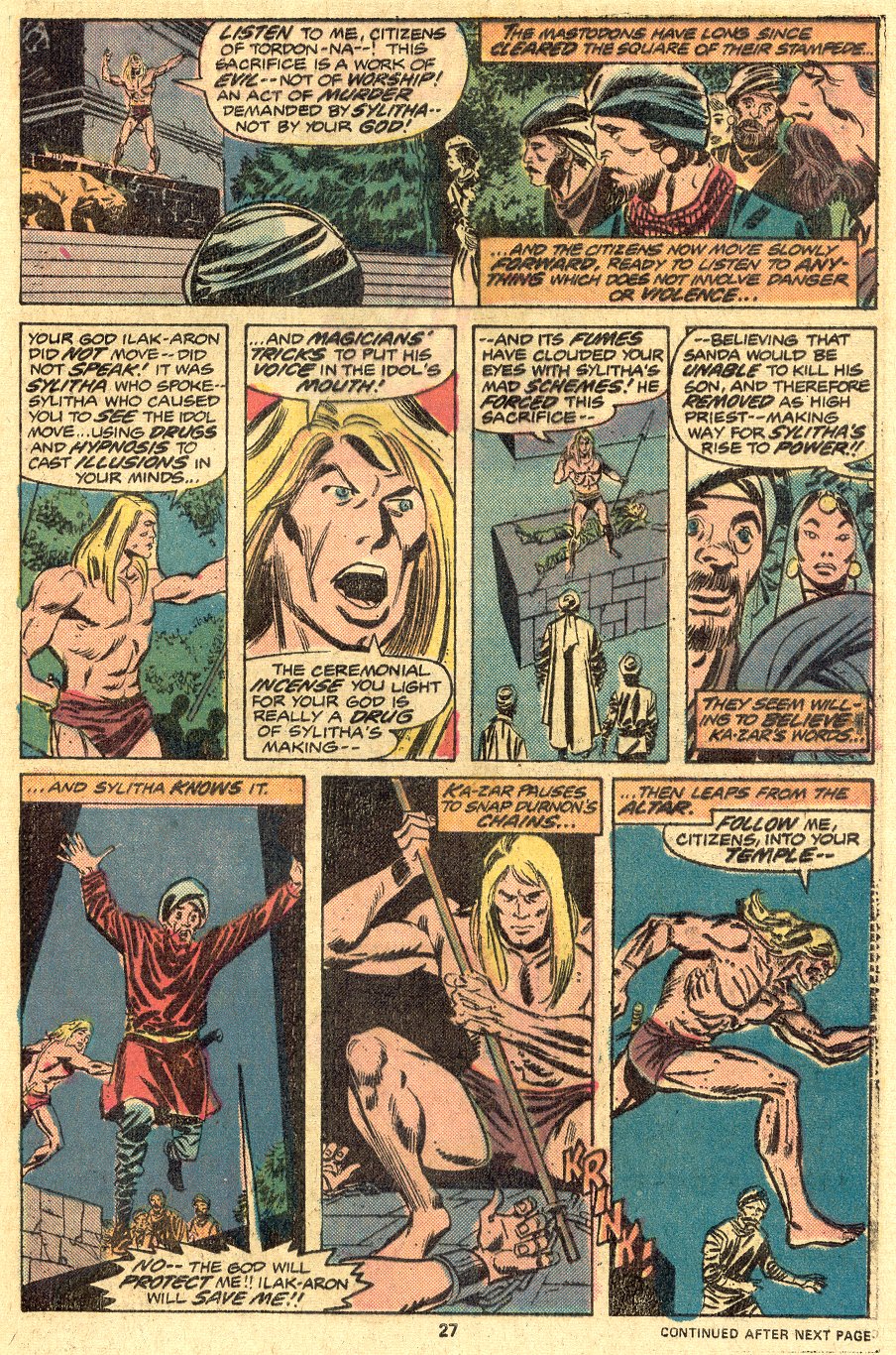 Read online Ka-Zar comic -  Issue #11 - 19