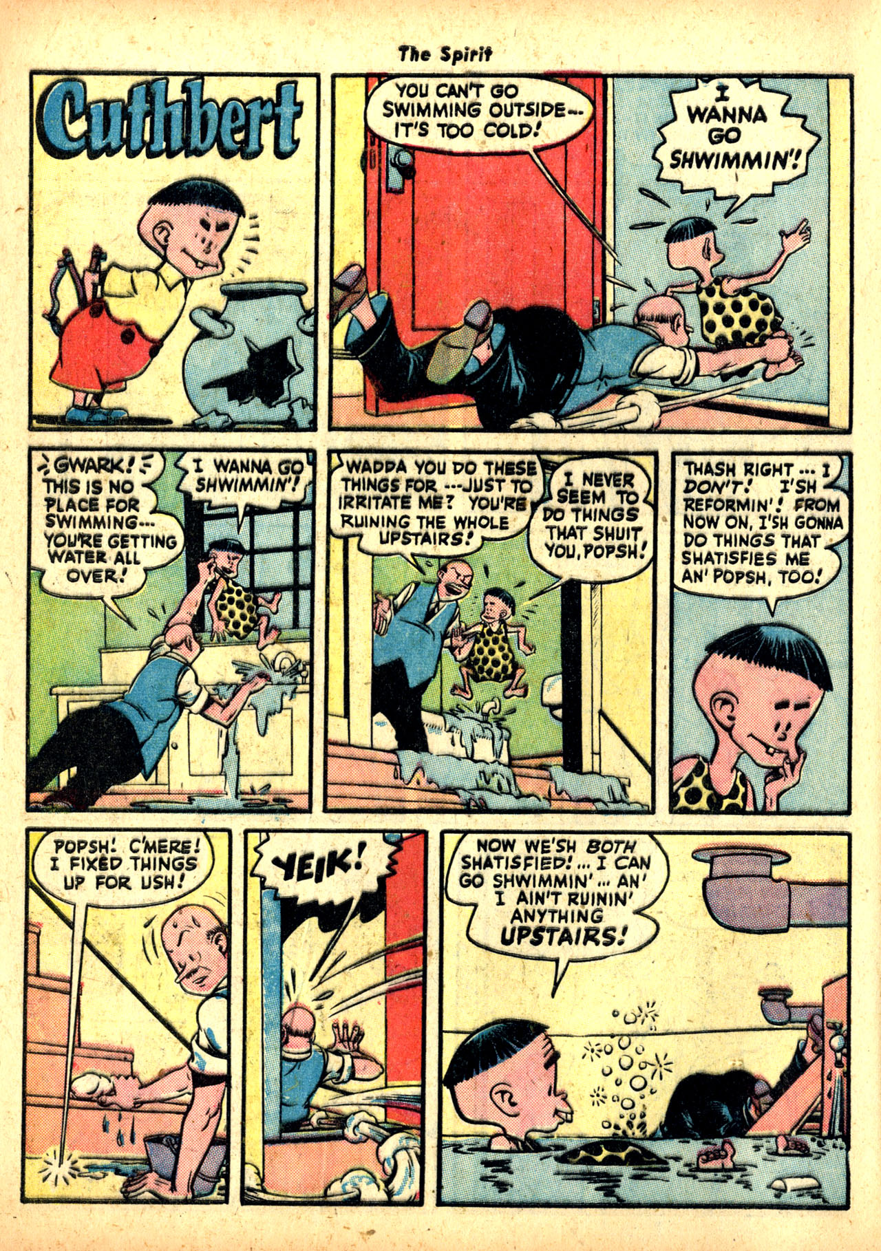 Read online The Spirit (1944) comic -  Issue #5 - 10