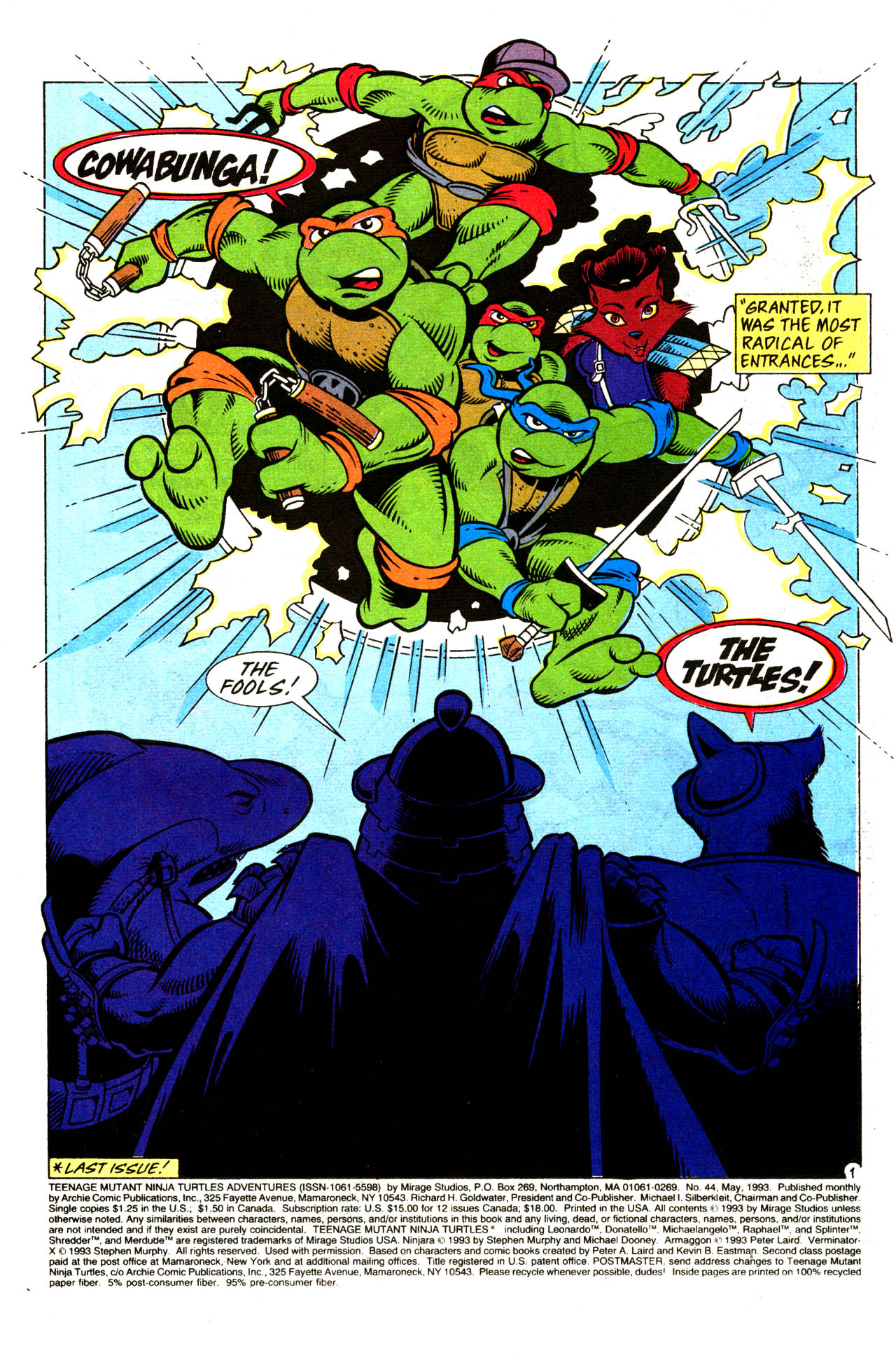 Read online Teenage Mutant Ninja Turtles Adventures (1989) comic -  Issue #44 - 3