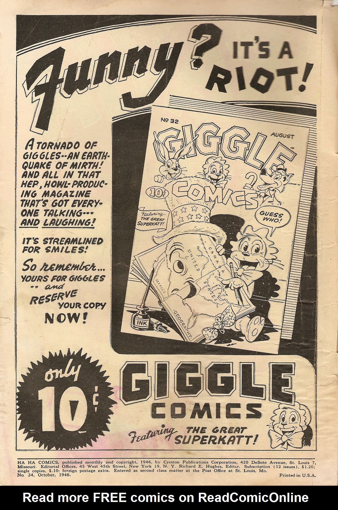 Read online Ha Ha Comics comic -  Issue #34 - 2