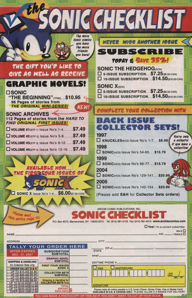 Read online Sonic X comic -  Issue #24 - 31