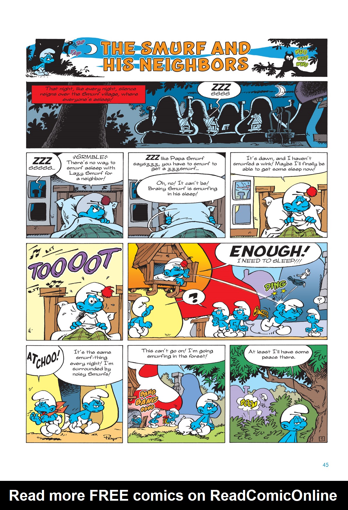 Read online The Smurfs comic -  Issue #1 - 45