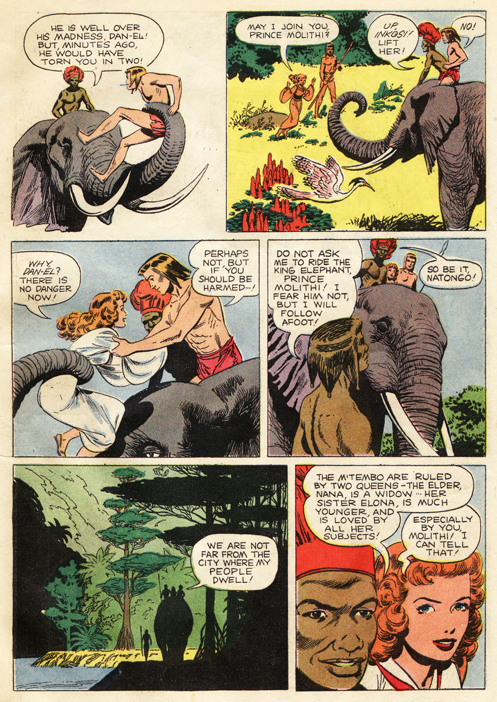 Read online Tarzan (1948) comic -  Issue #73 - 31