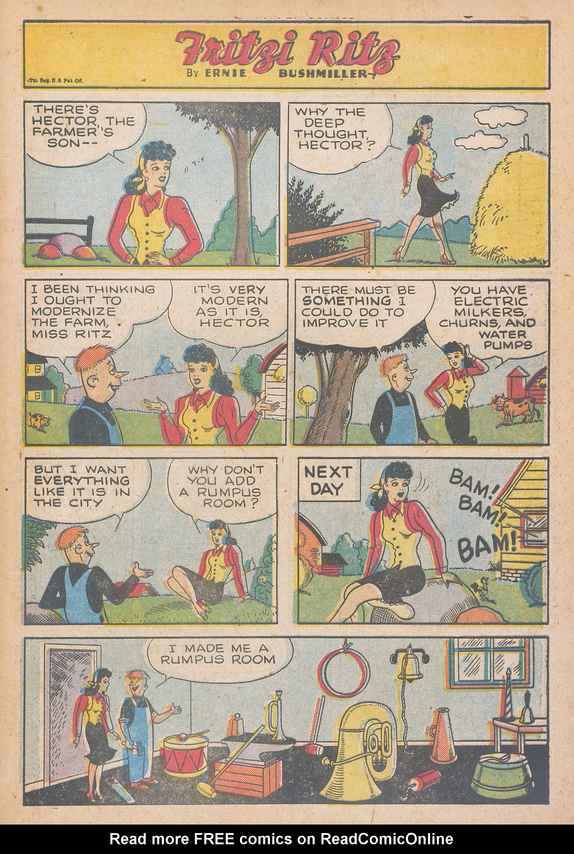 Read online Fritzi Ritz (1953) comic -  Issue #54 - 33