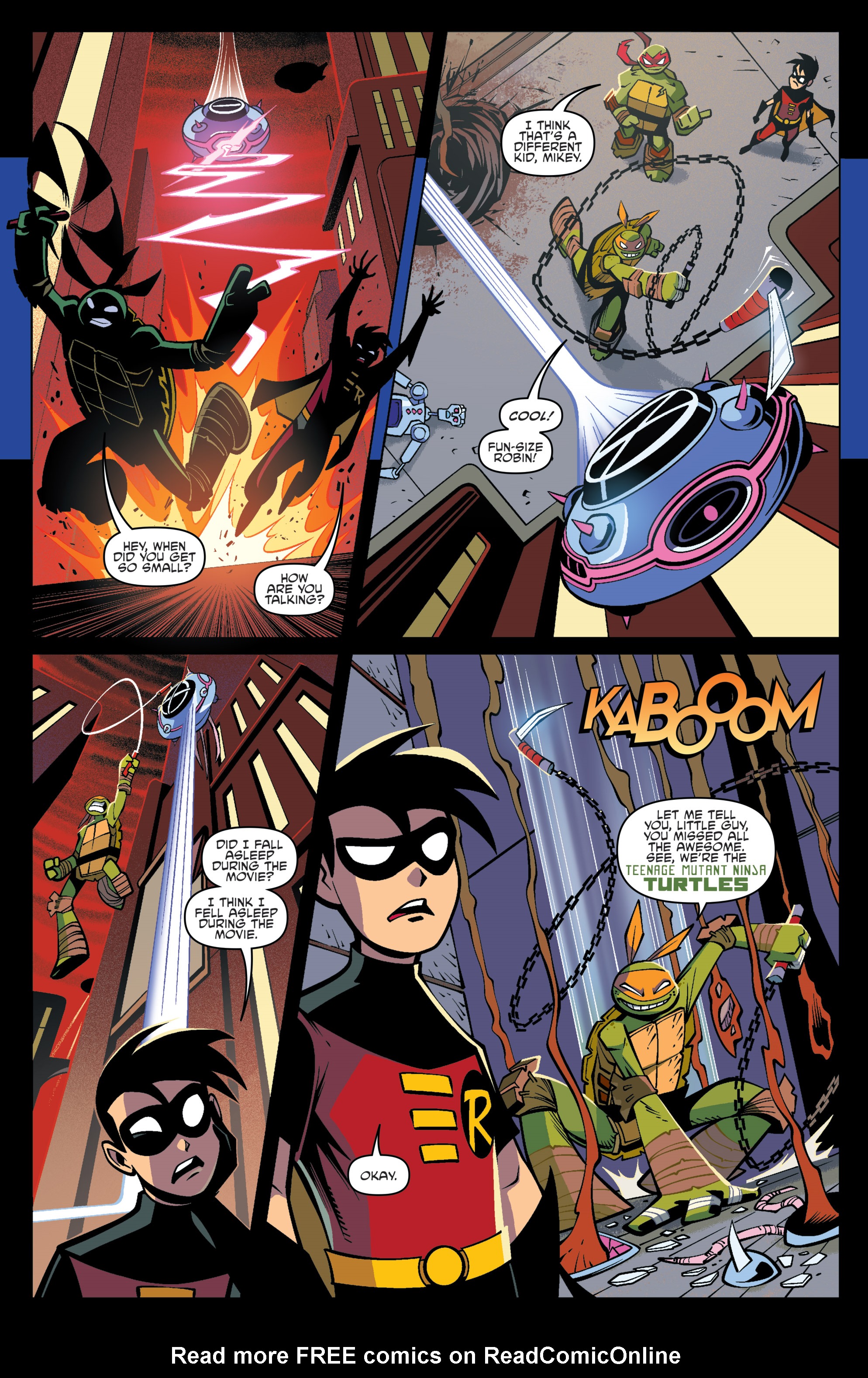 Read online Batman/Teenage Mutant Ninja Turtles Adventure comic -  Issue #6 - 10