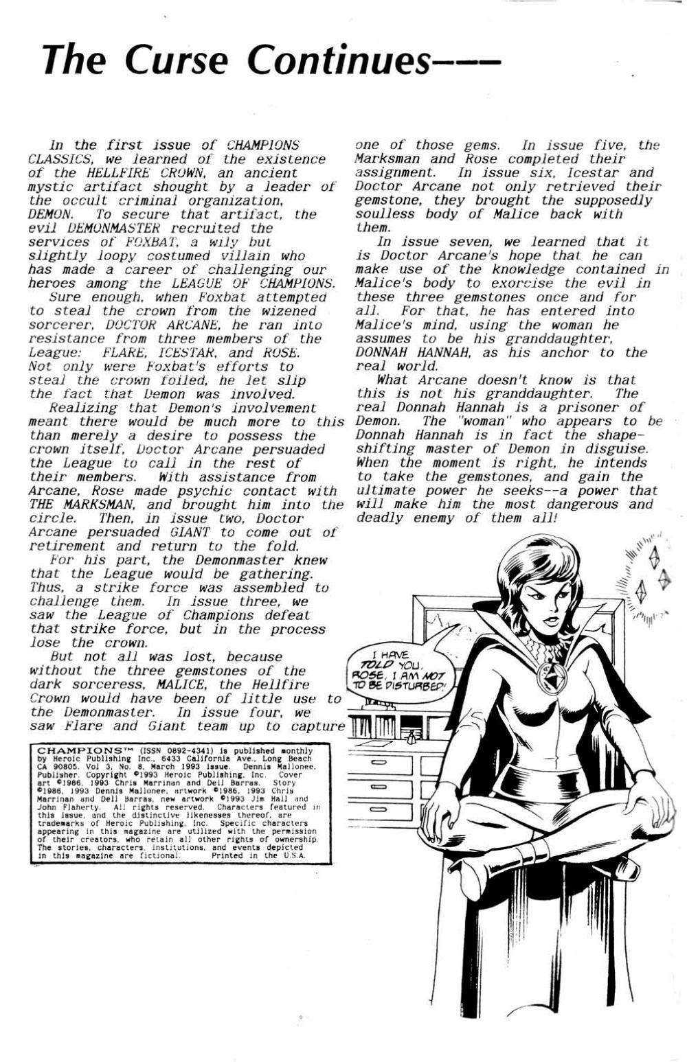 Read online Champions Classics comic -  Issue #8 - 2