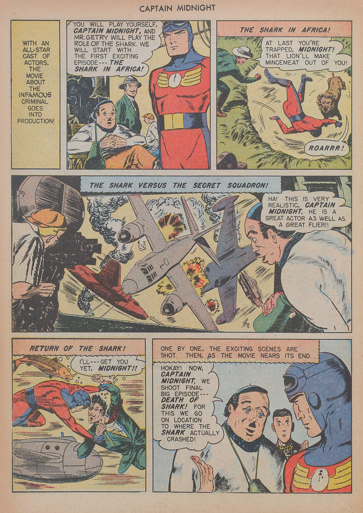 Read online Captain Midnight (1942) comic -  Issue #50 - 42