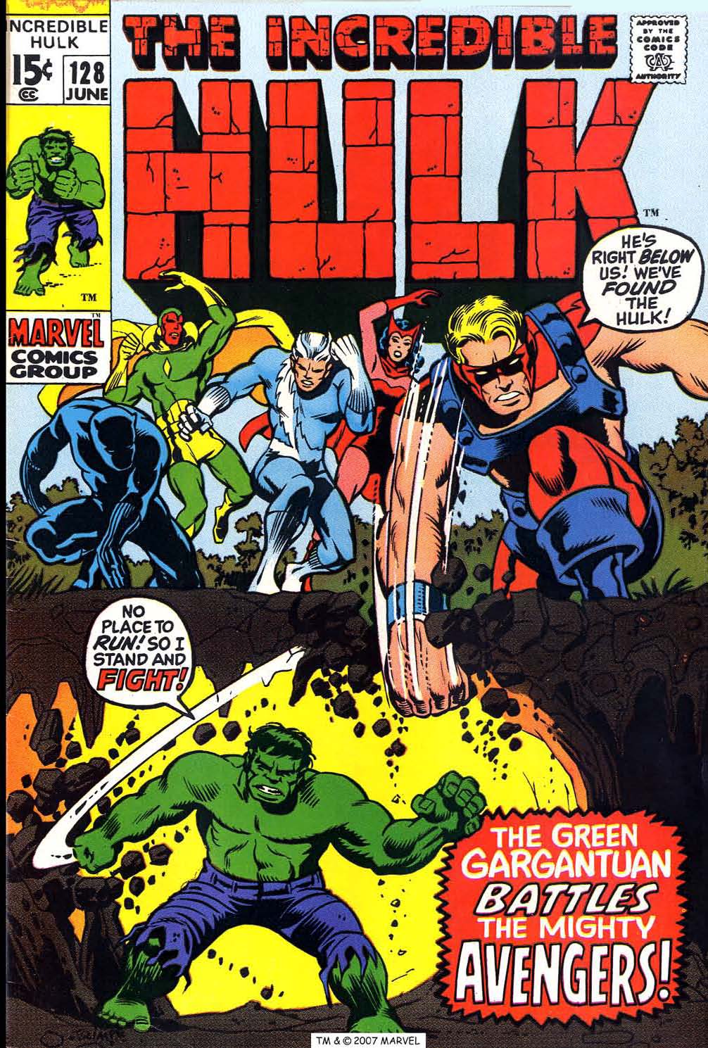 Read online The Incredible Hulk (1968) comic -  Issue #128 - 1