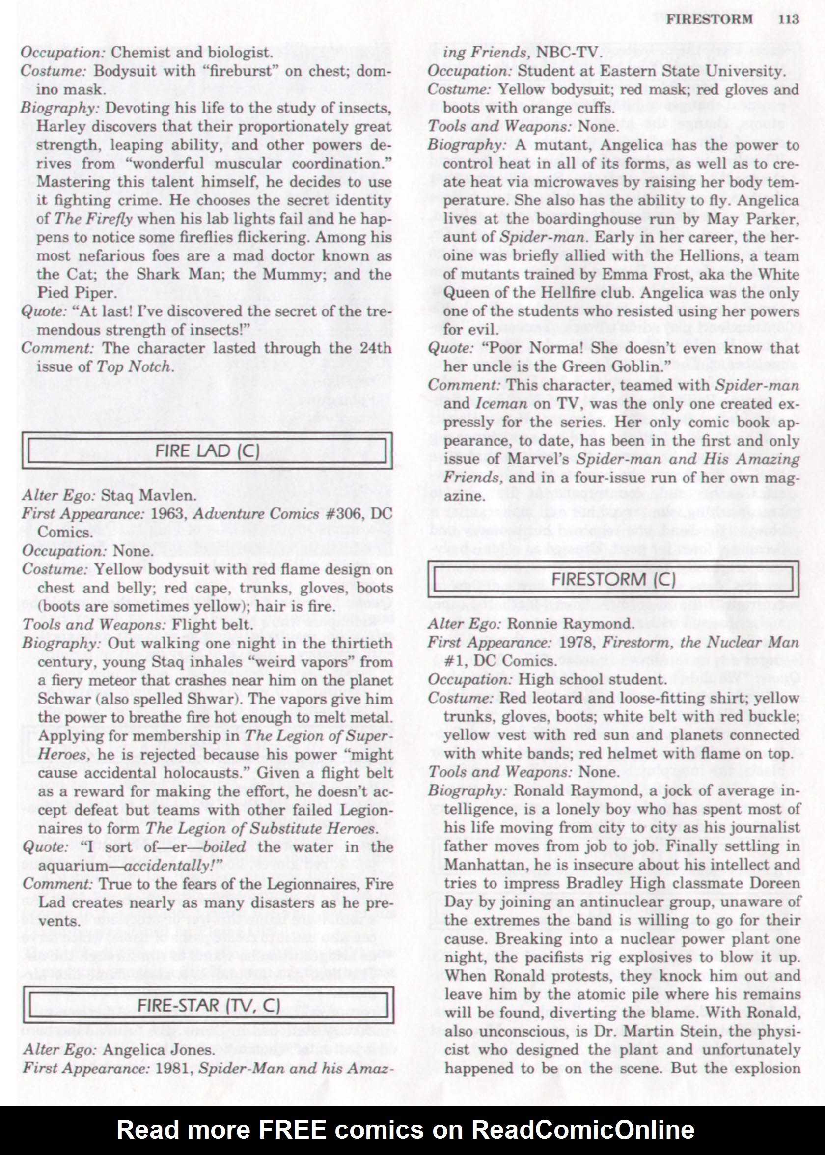 Read online The Encyclopedia of Superheroes comic -  Issue # TPB (Part 2) - 32