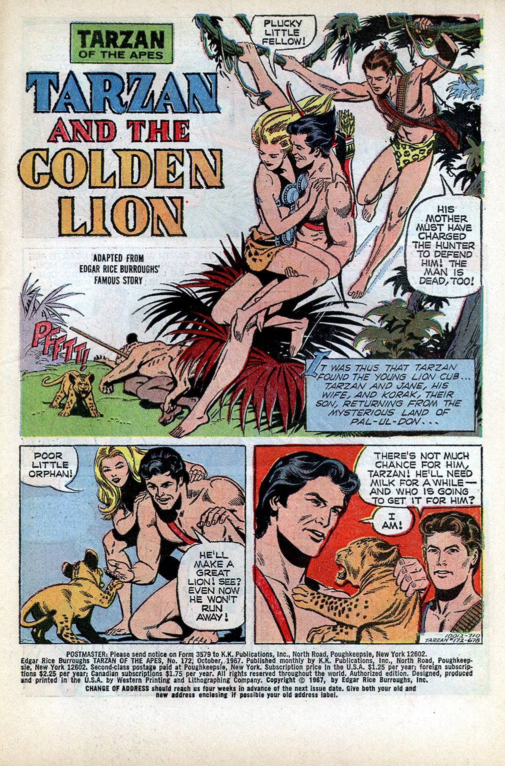 Read online Tarzan (1962) comic -  Issue #172 - 3