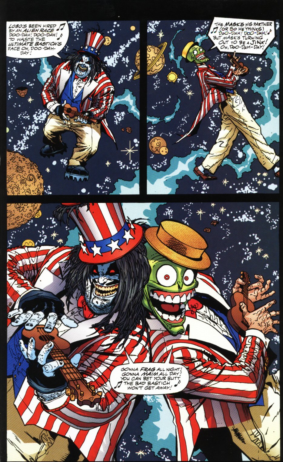 Read online Lobo/Mask comic -  Issue #2 - 2