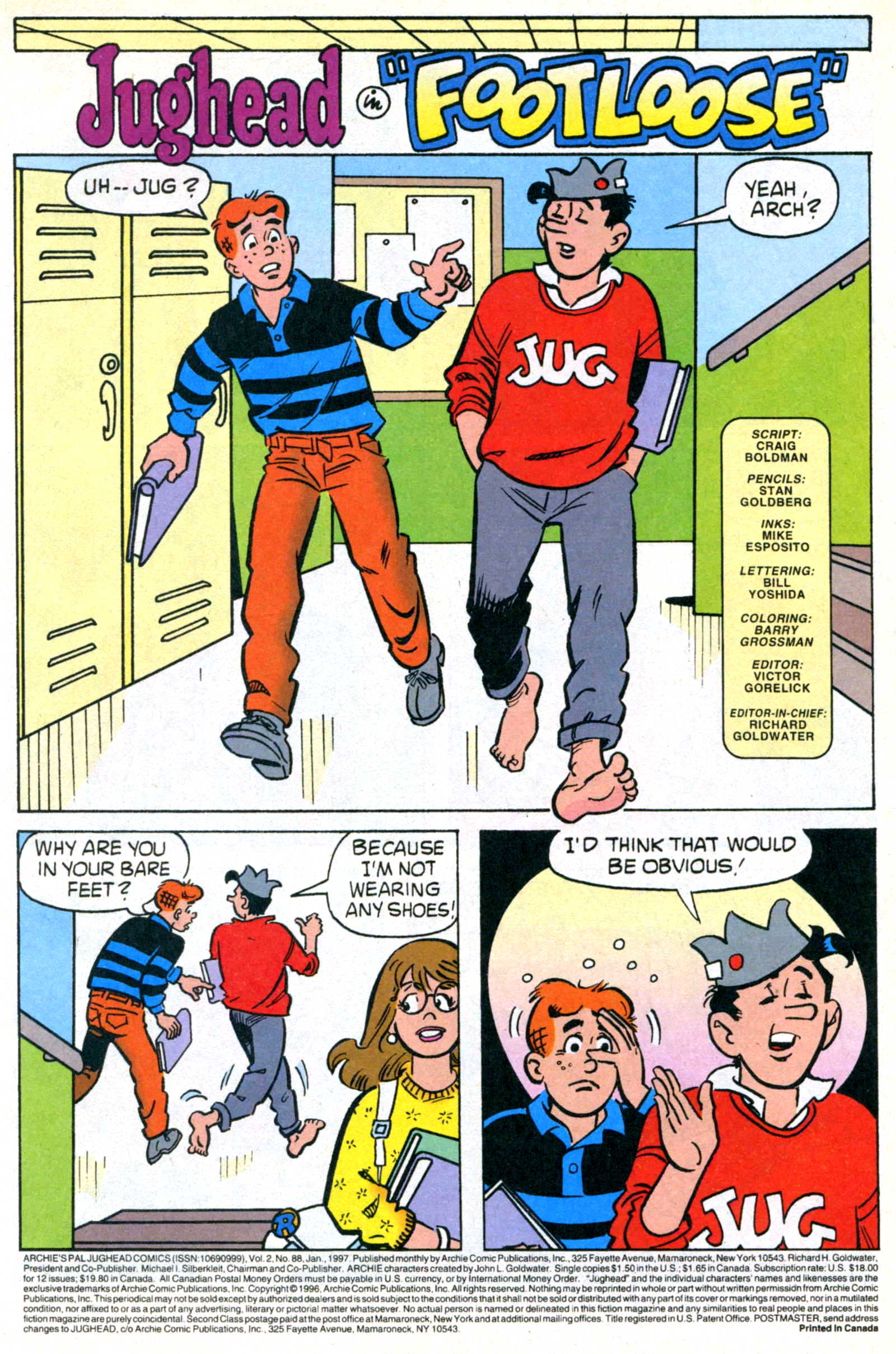 Read online Archie's Pal Jughead Comics comic -  Issue #88 - 3