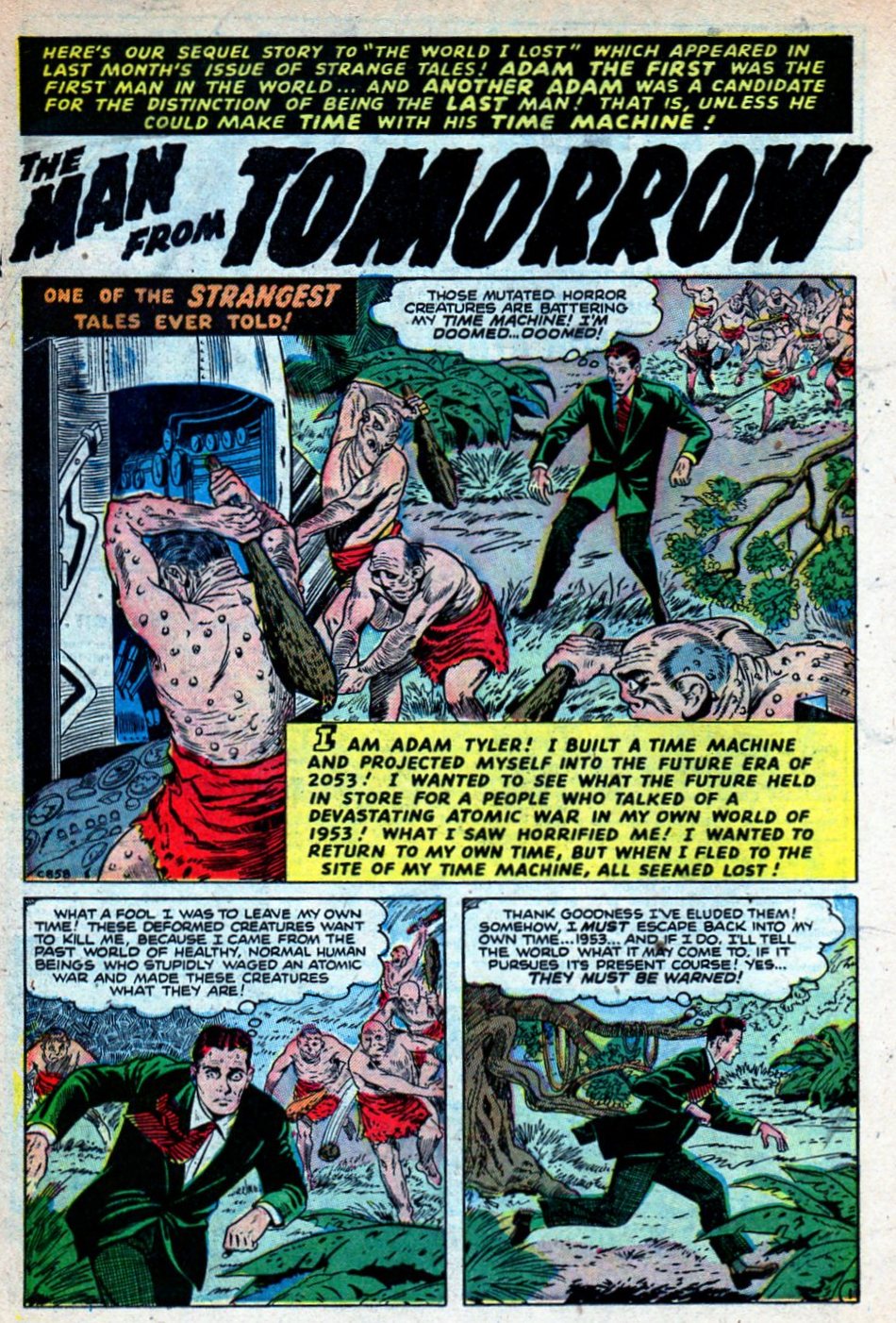 Read online Strange Tales (1951) comic -  Issue #21 - 22