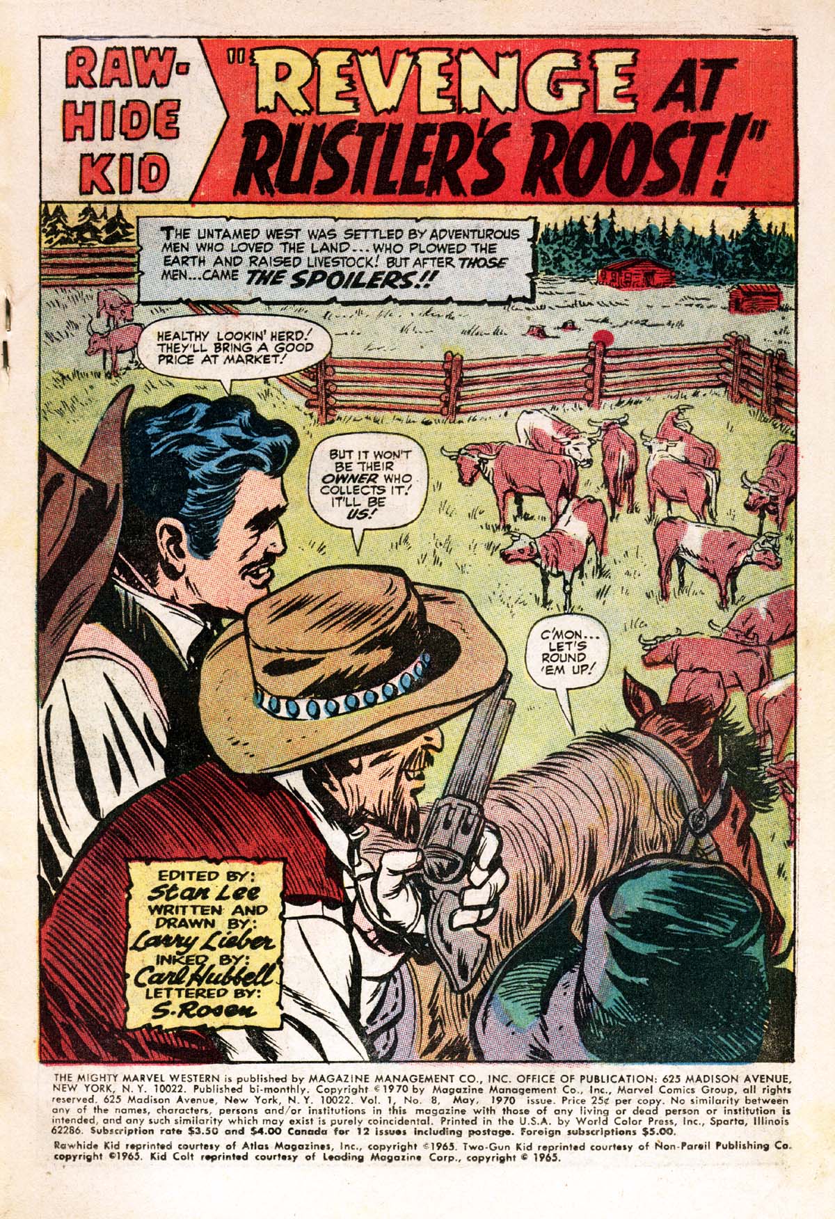 Read online The Mighty Marvel Western comic -  Issue #8 - 2