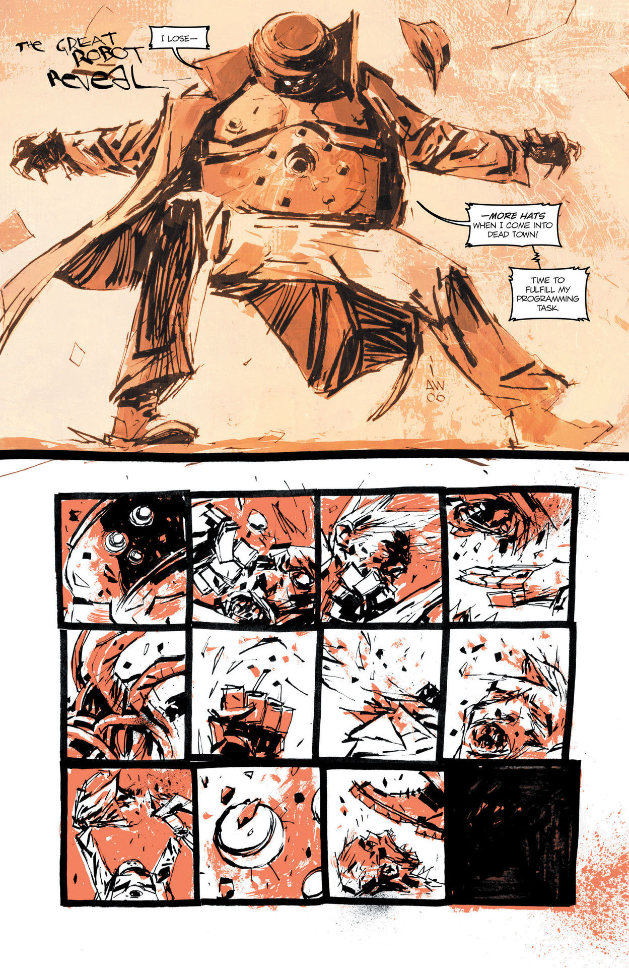 Read online ZVRC: Zombies Vs. Robots Classic comic -  Issue #2 - 8