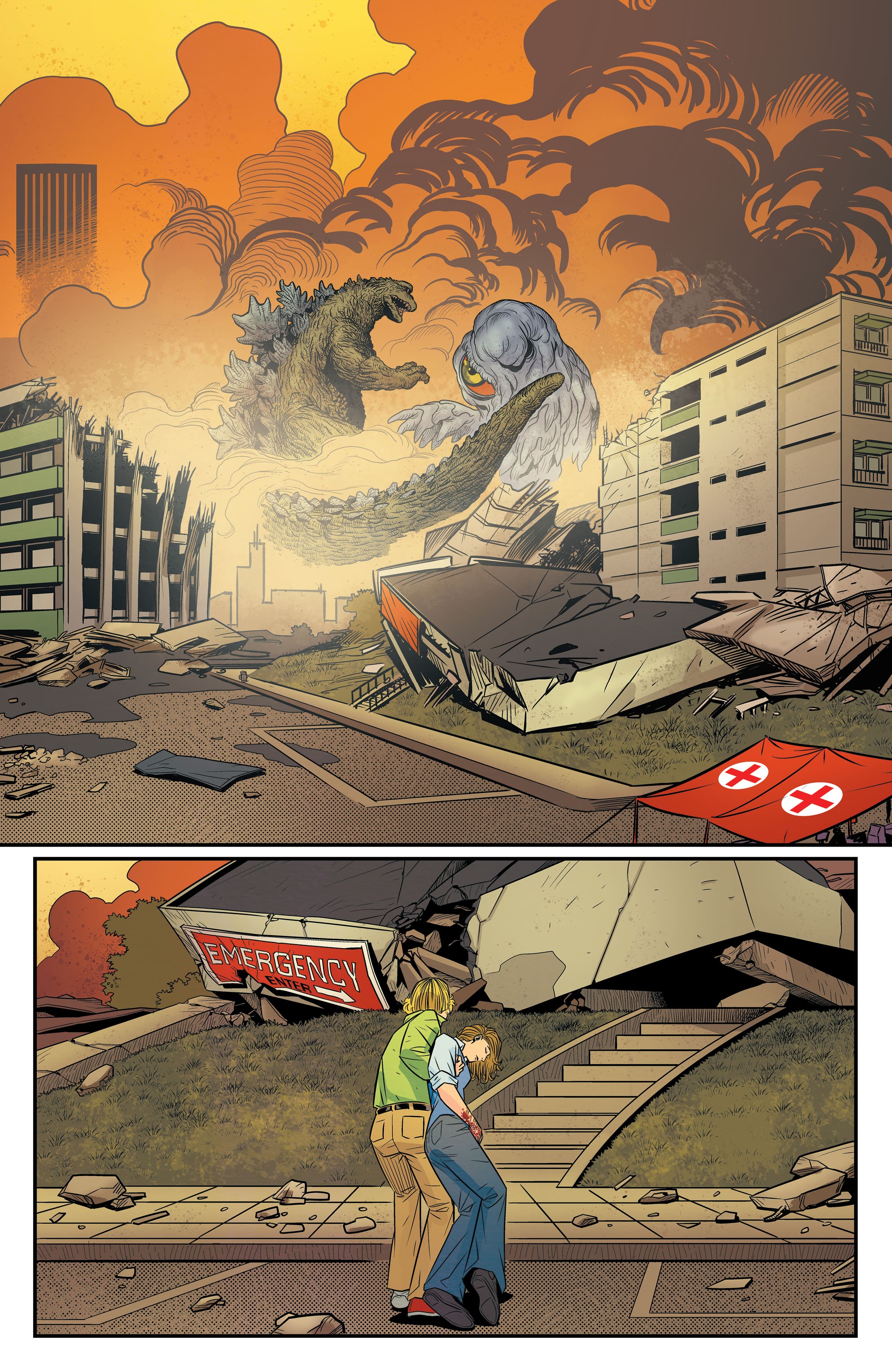 Read online Godzilla Rivals comic -  Issue # Vs. Hedorah - 23