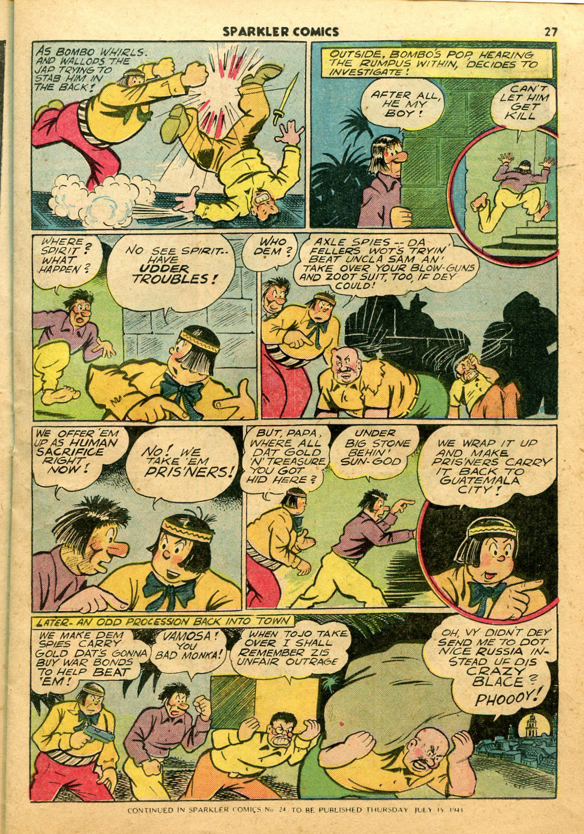 Read online Sparkler Comics comic -  Issue #23 - 29