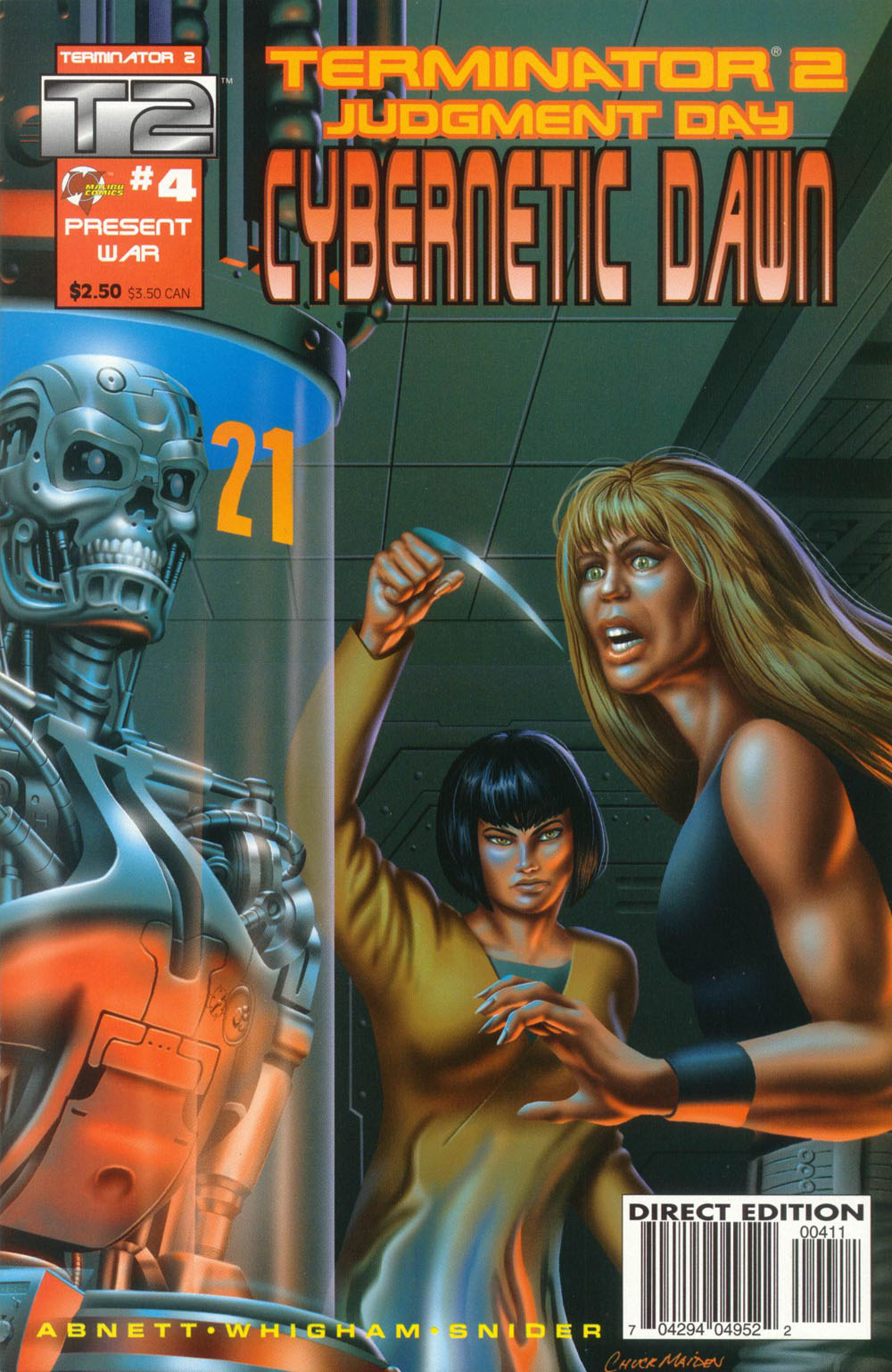 Read online T2: Cybernetic Dawn comic -  Issue #4 - 1