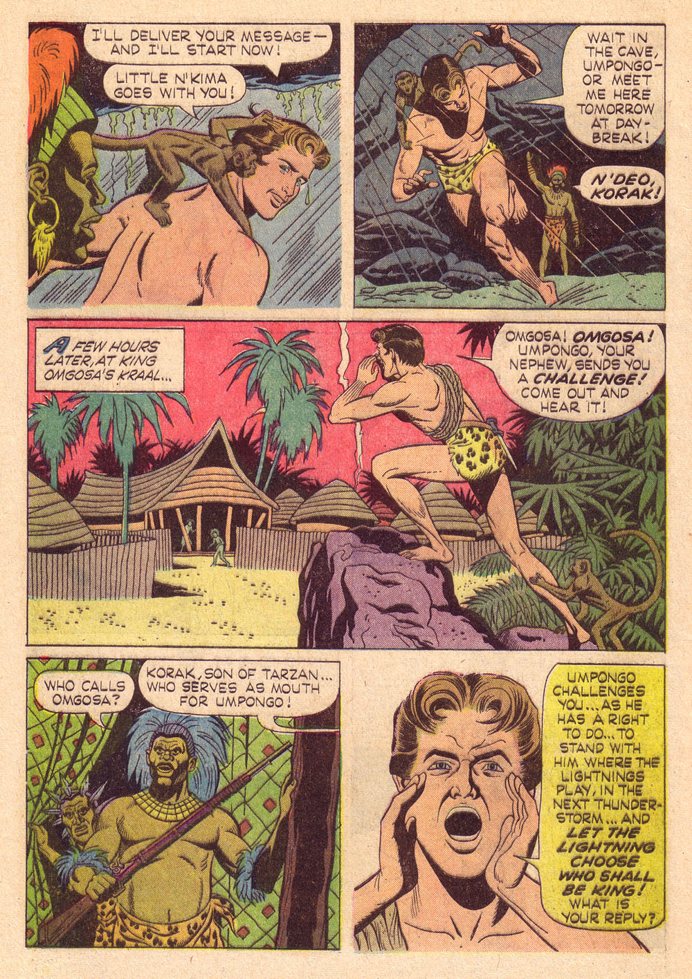 Read online Korak, Son of Tarzan (1964) comic -  Issue #6 - 8