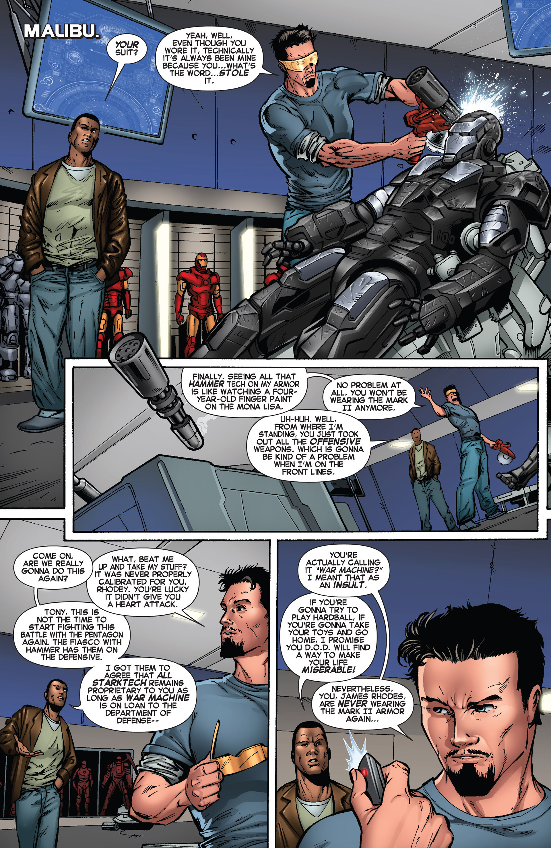 Read online Marvel's Iron Man 3 Prelude comic -  Issue #1 - 4